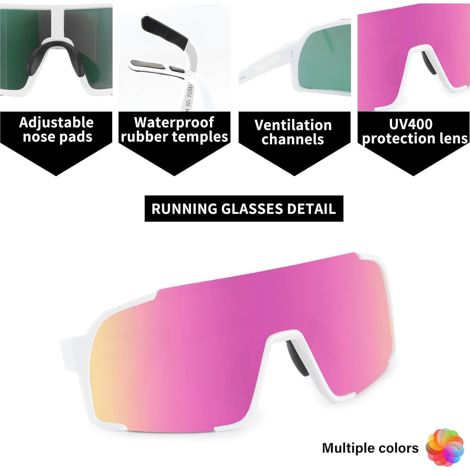 Gafas de sol deportivas OULAIQI Xq-655 UV400 para ciclismo