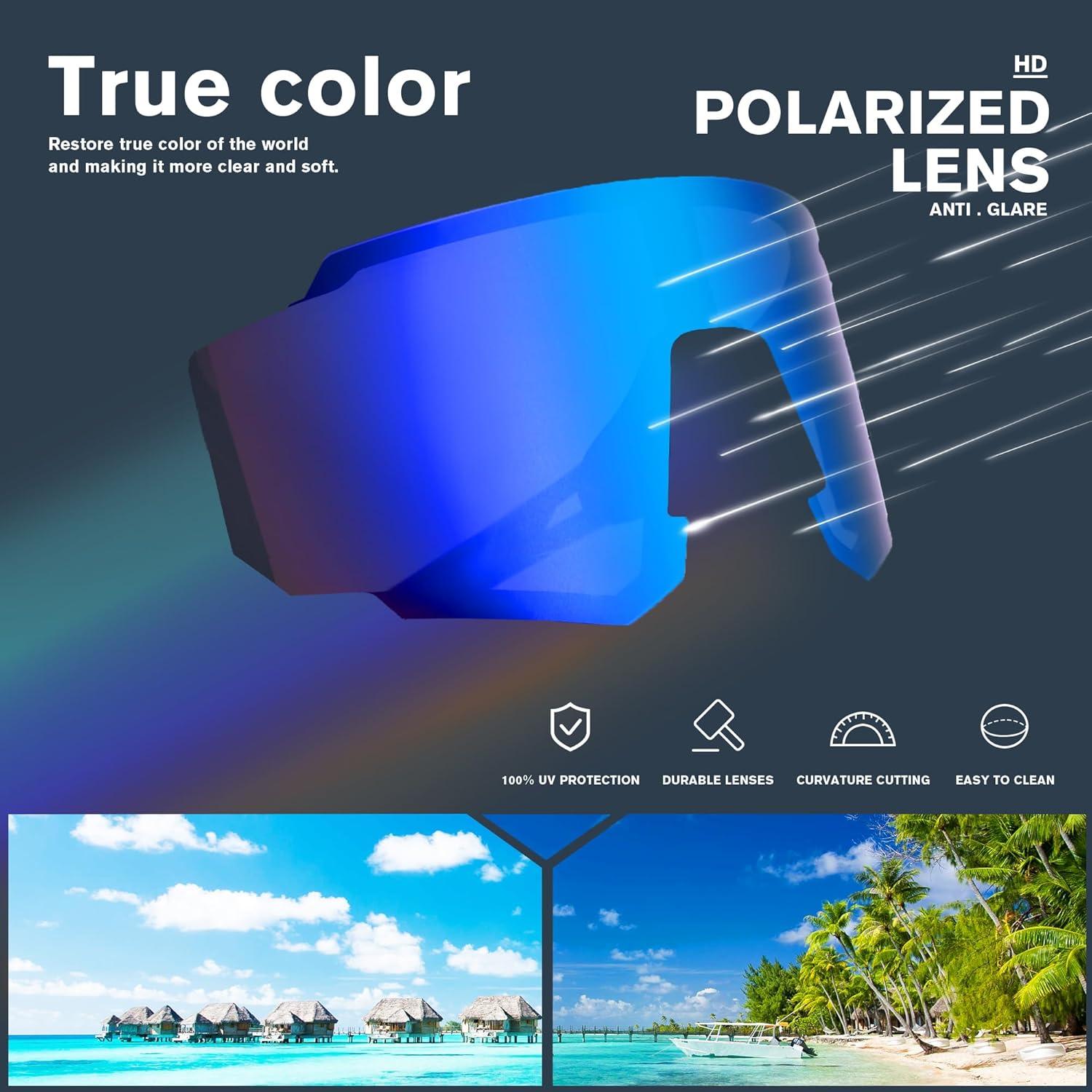 Gafas de sol deportivas GLARDEFE UV400 para correr y ciclismo