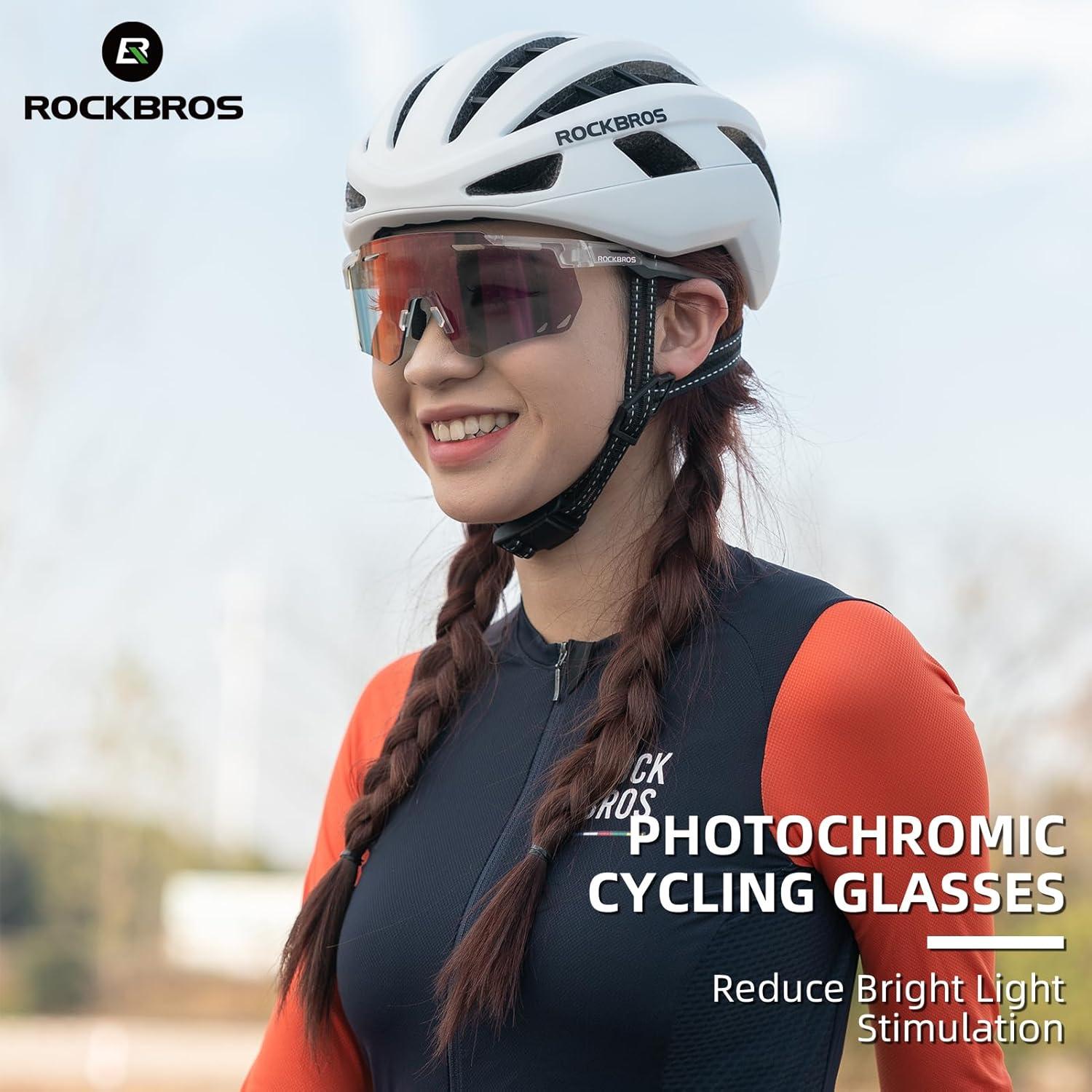 Gafas de Ciclismo ROCKBROS Fotoquímicas UV para Adultos