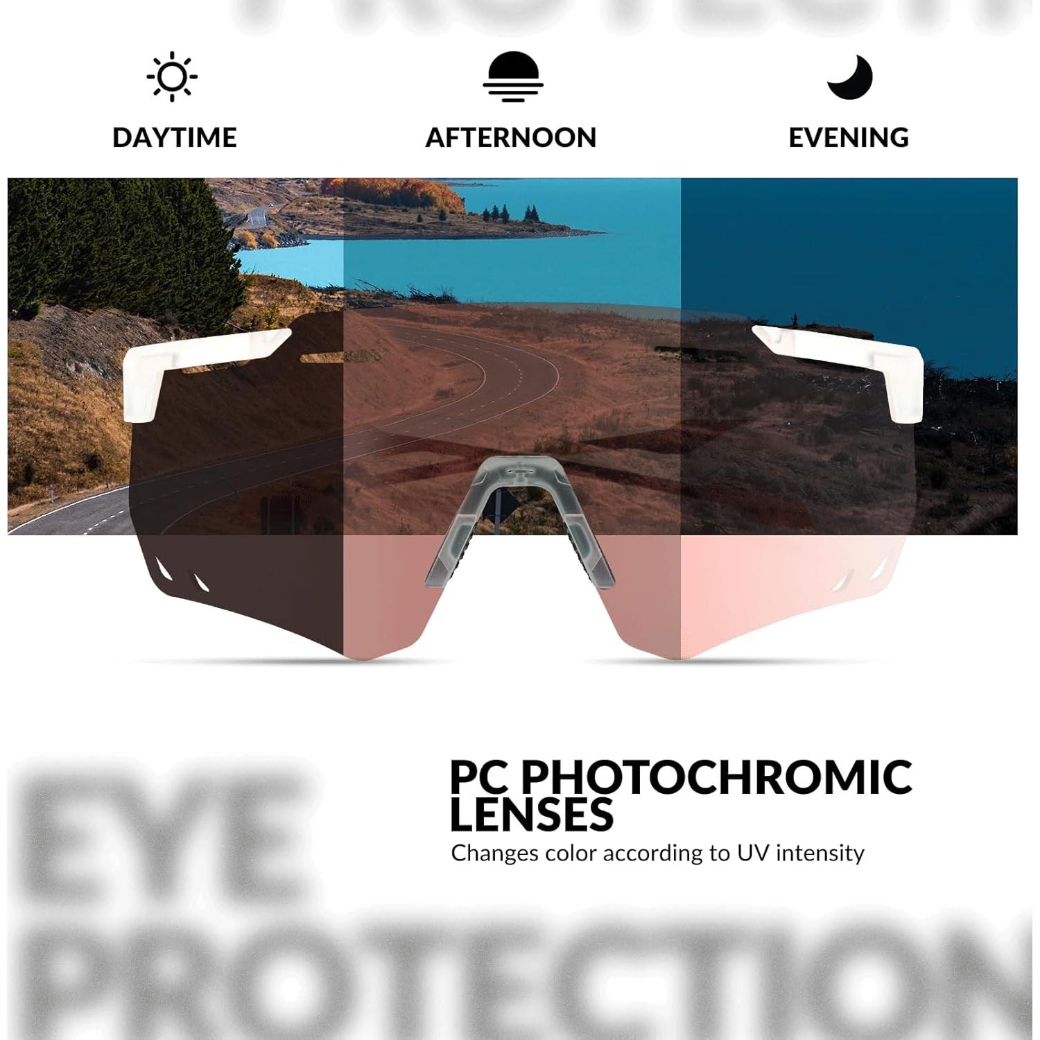 Gafas de Ciclismo ROCKBROS Fotoquímicas UV para Adultos