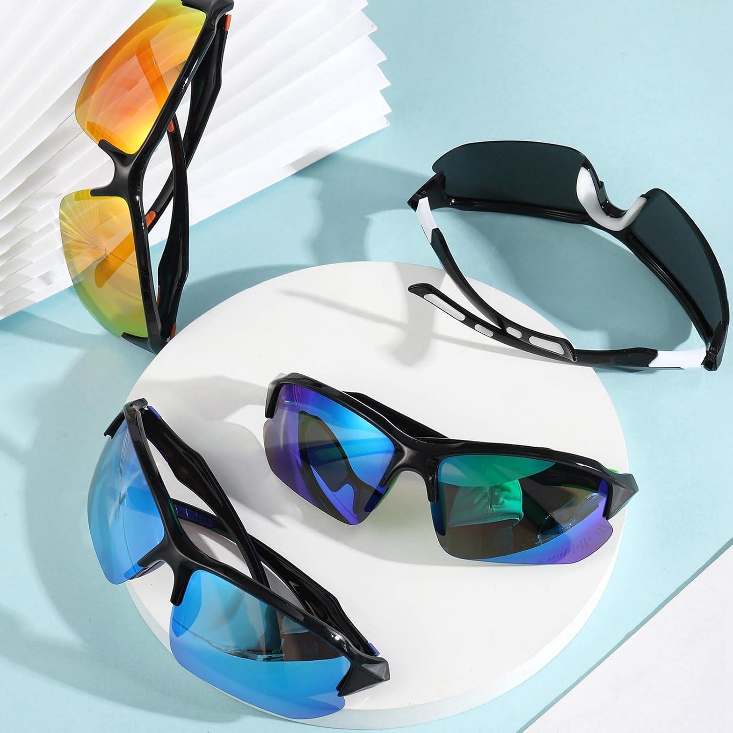 Paquete de 4 Gafas de Sol Deportivas Polarizadas UV400