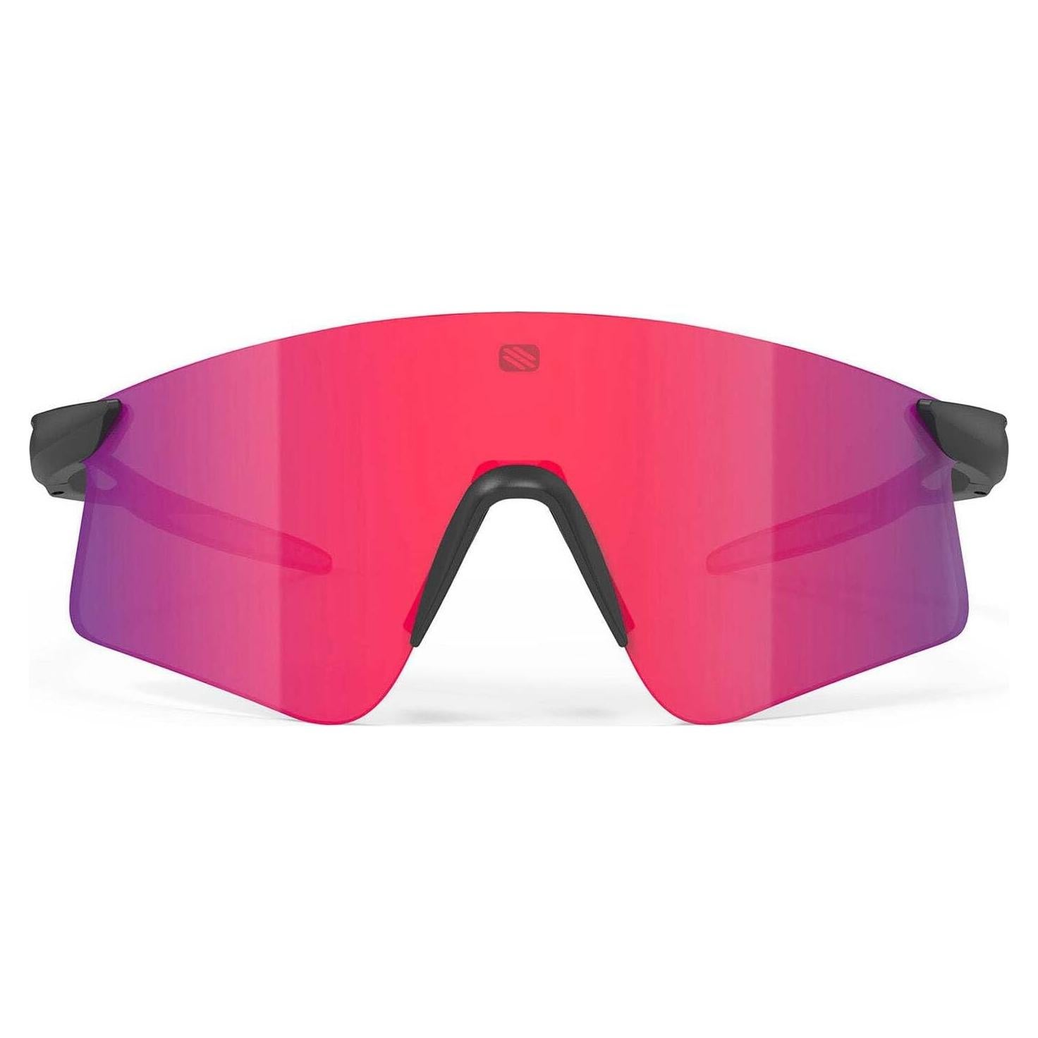 Gafas de Sol Astral X Sport Shield - Negro Mate con Lentes Rojas
