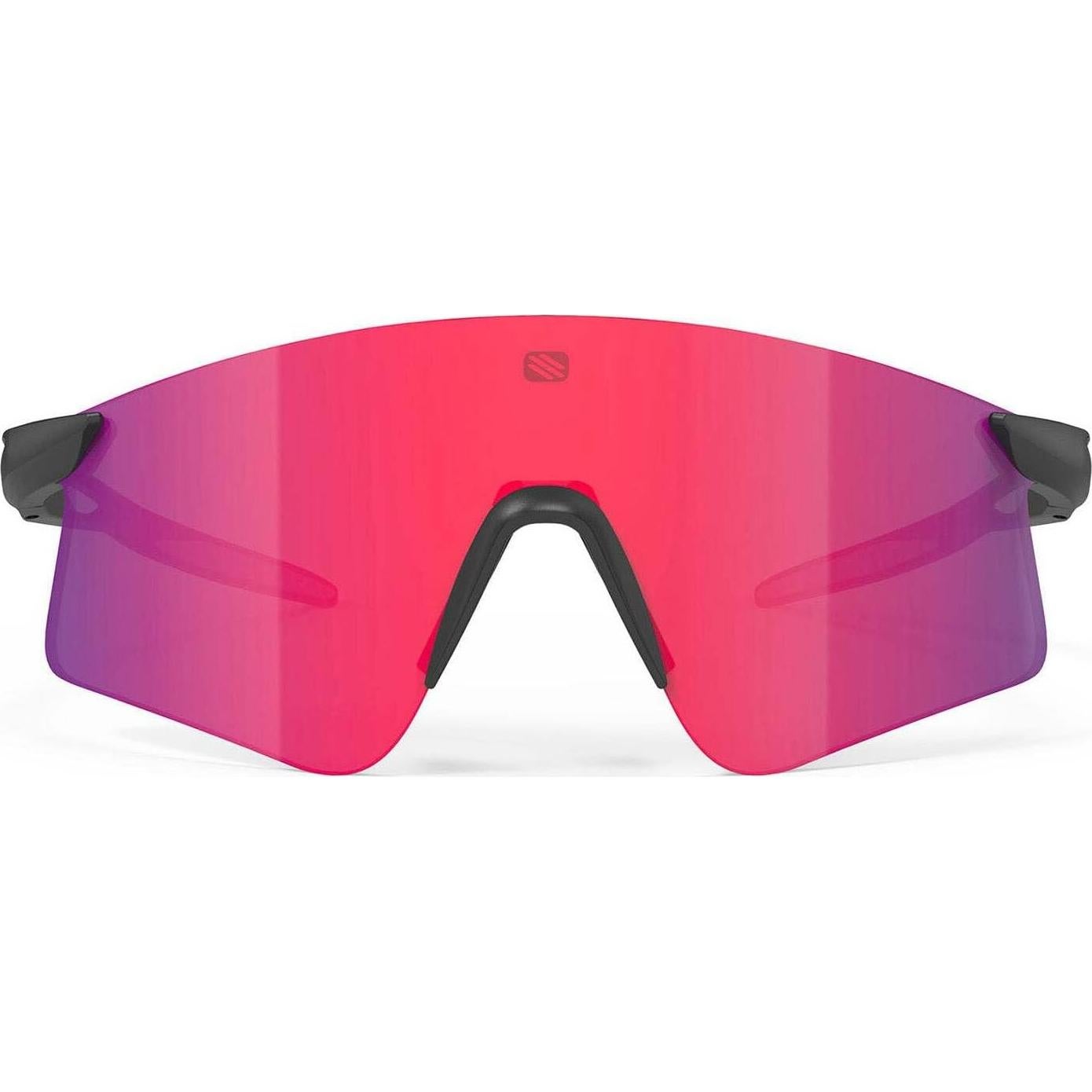 Gafas de Sol Astral X Sport Shield - Negro Mate con Lentes Rojas