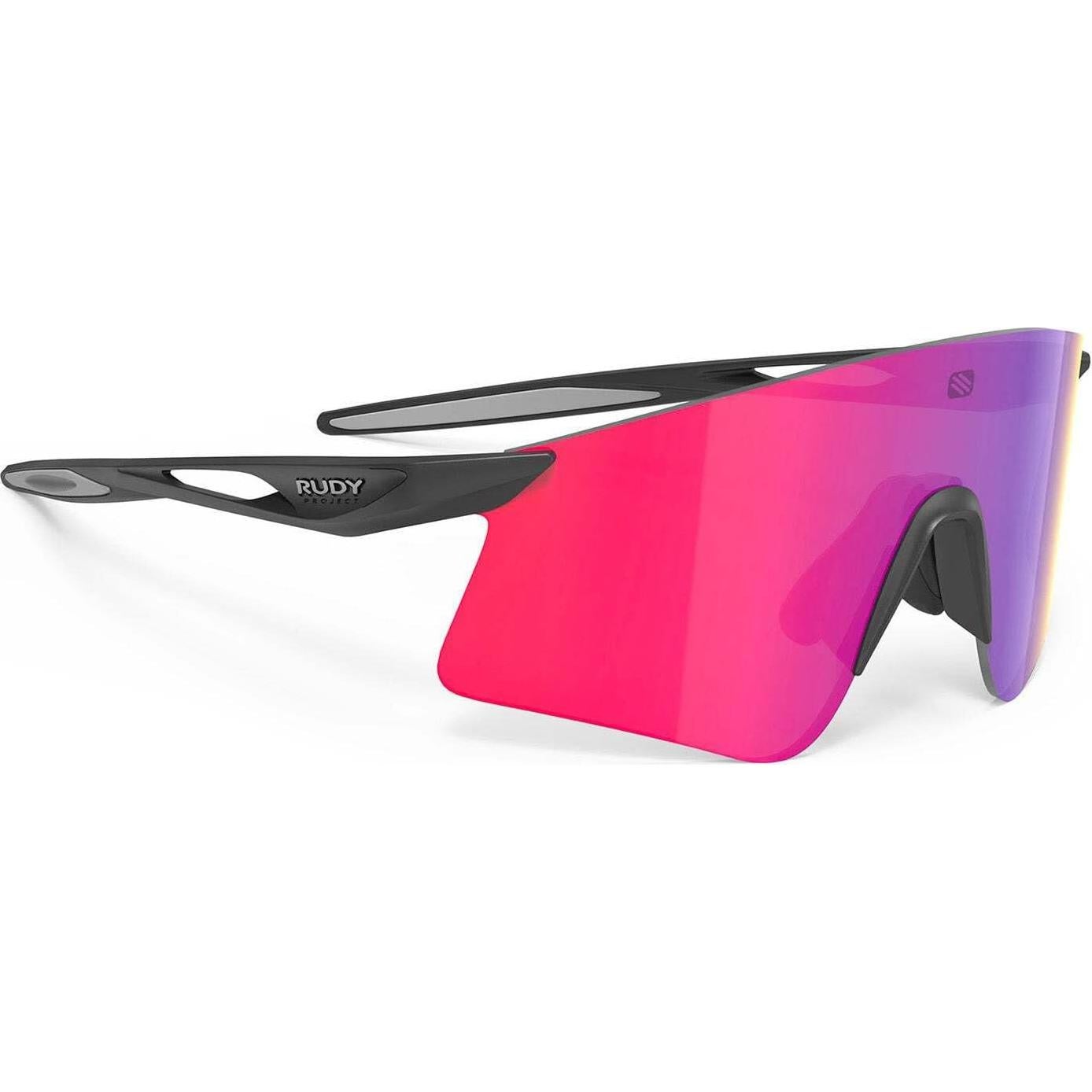 Gafas de Sol Astral X Sport Shield - Negro Mate con Lentes Rojas