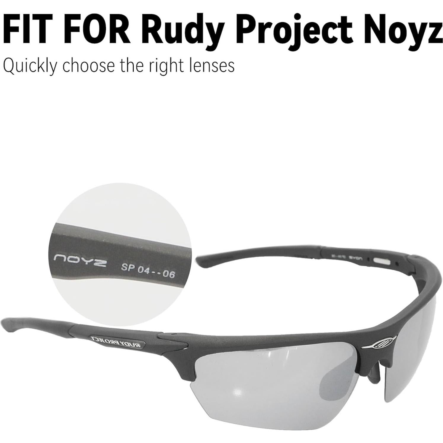 Lentes de Reemplazo Rudy Project Noyz Transición Polarizados