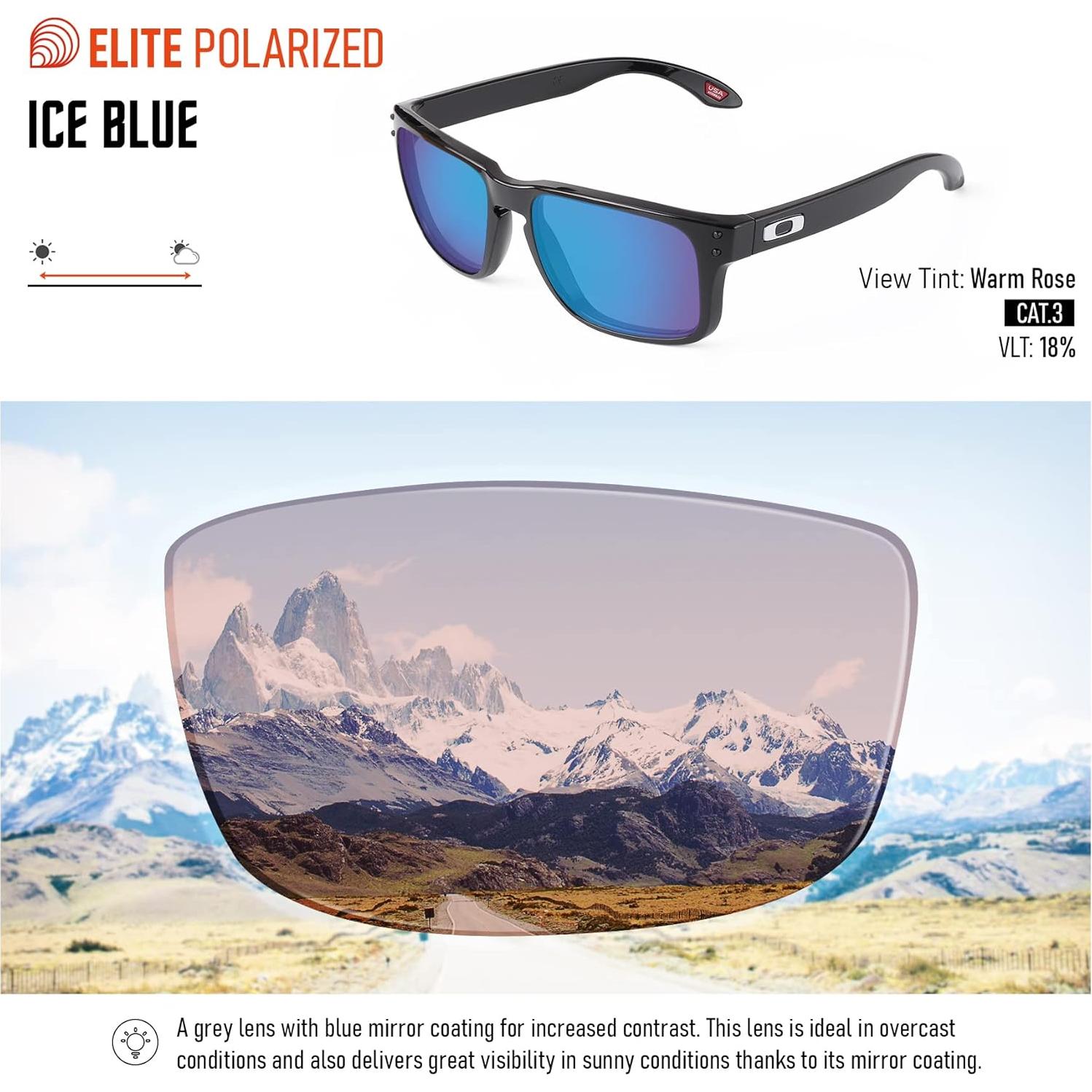 Lentes de Reemplazo Polarizados Vaep para Gafas Rudy Project Fotonyk - Azul Hielo