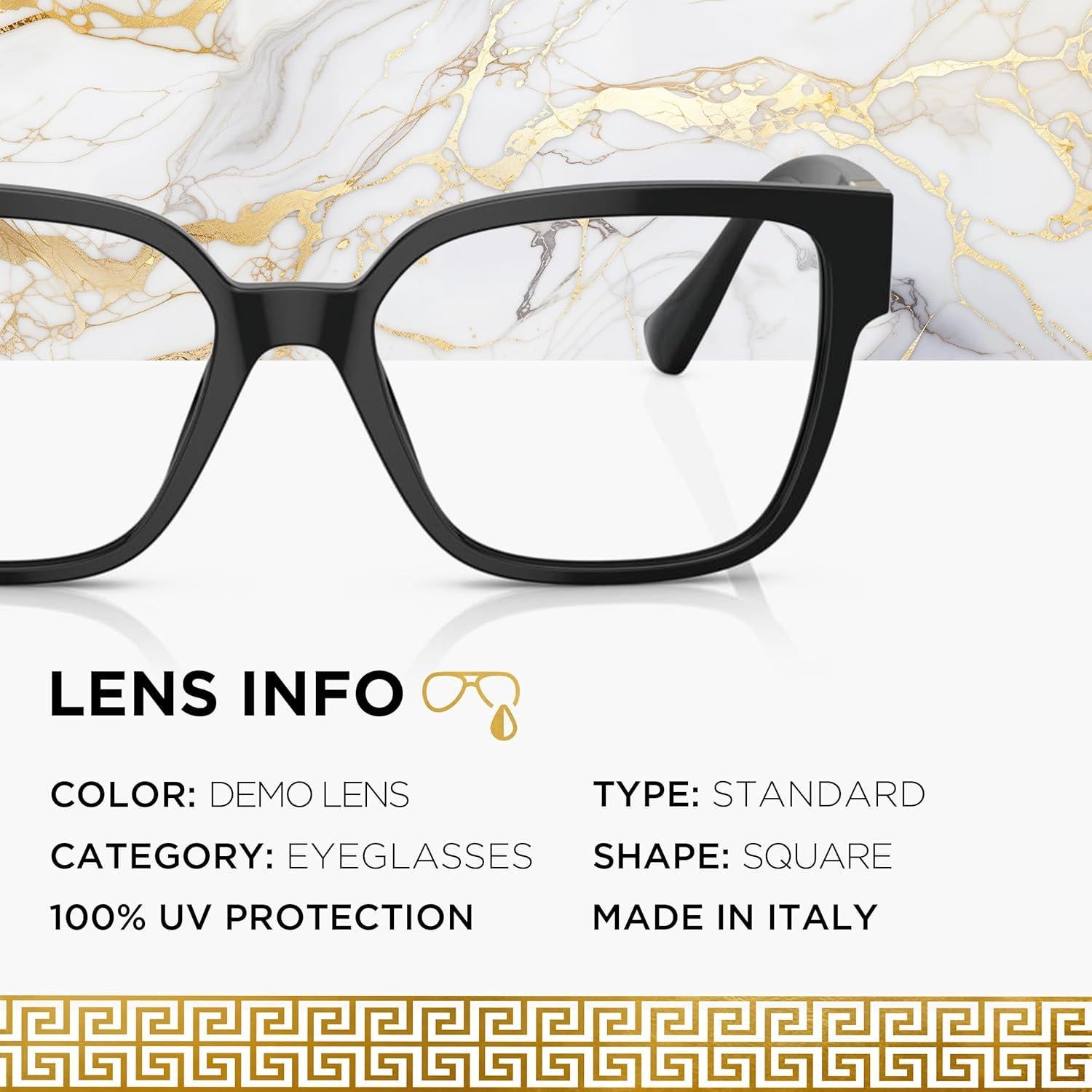 Gafas Versace VE3329B No Polarizadas para Mujeres - Marco Cuadrado