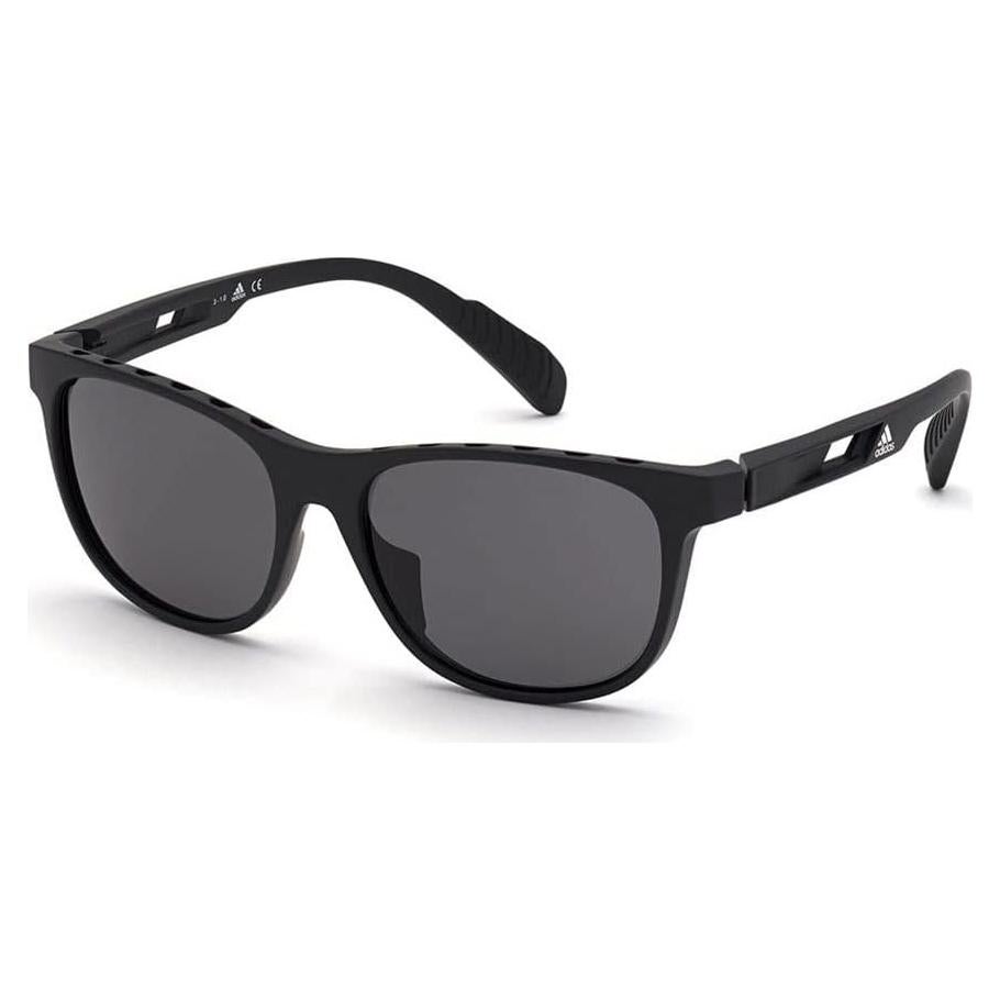 Gafas de sol Adidas Sport SP0022 Unisex Negro Mate 55mm