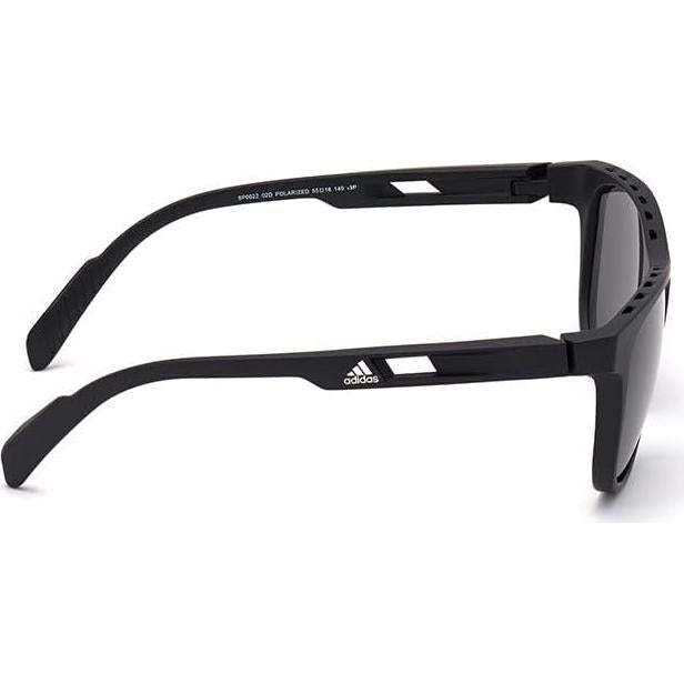 Gafas de sol Adidas Sport SP0022 Unisex Negro Mate 55mm