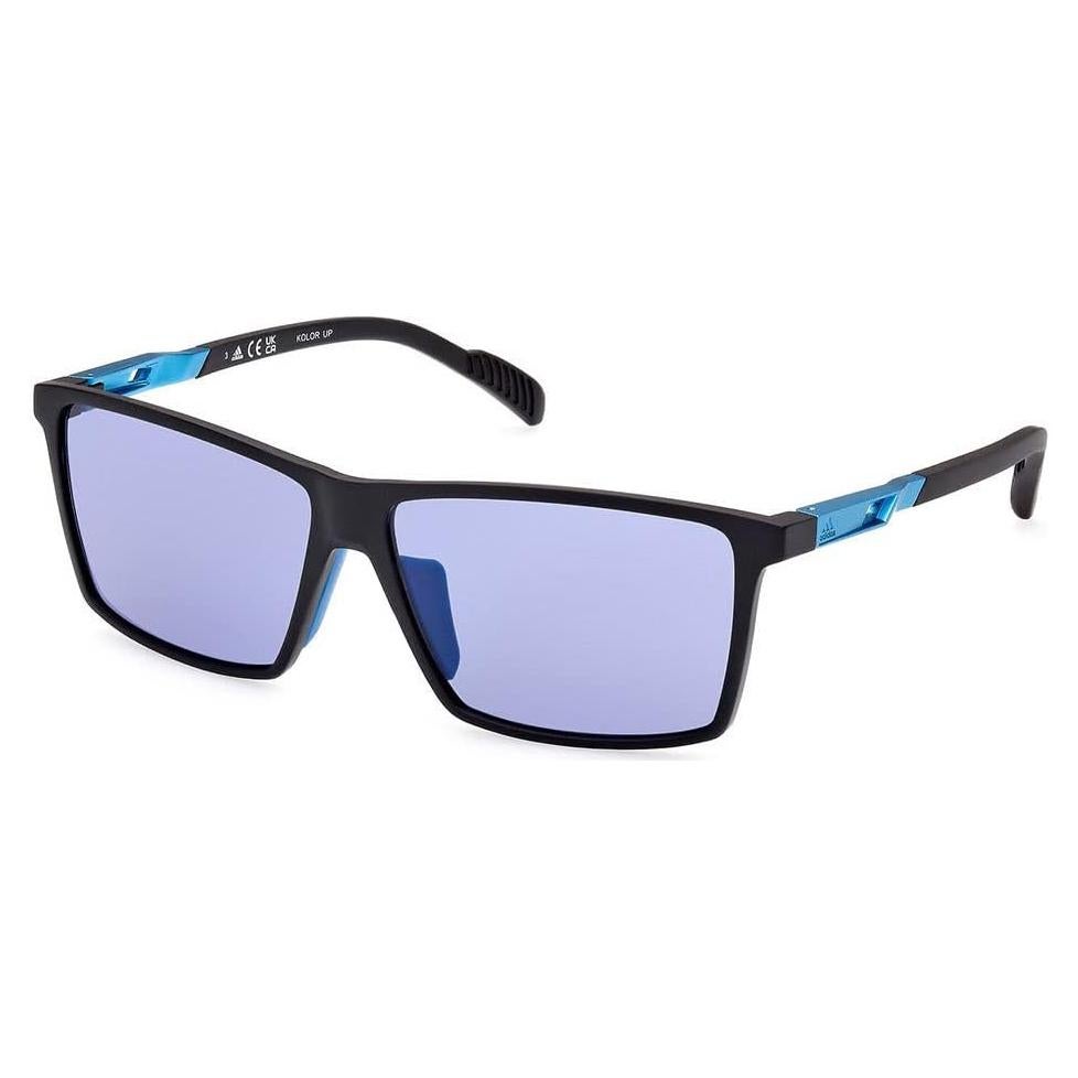 Gafas de Sol Adidas SP0058 Deportivas Ajustables Negro Mate
