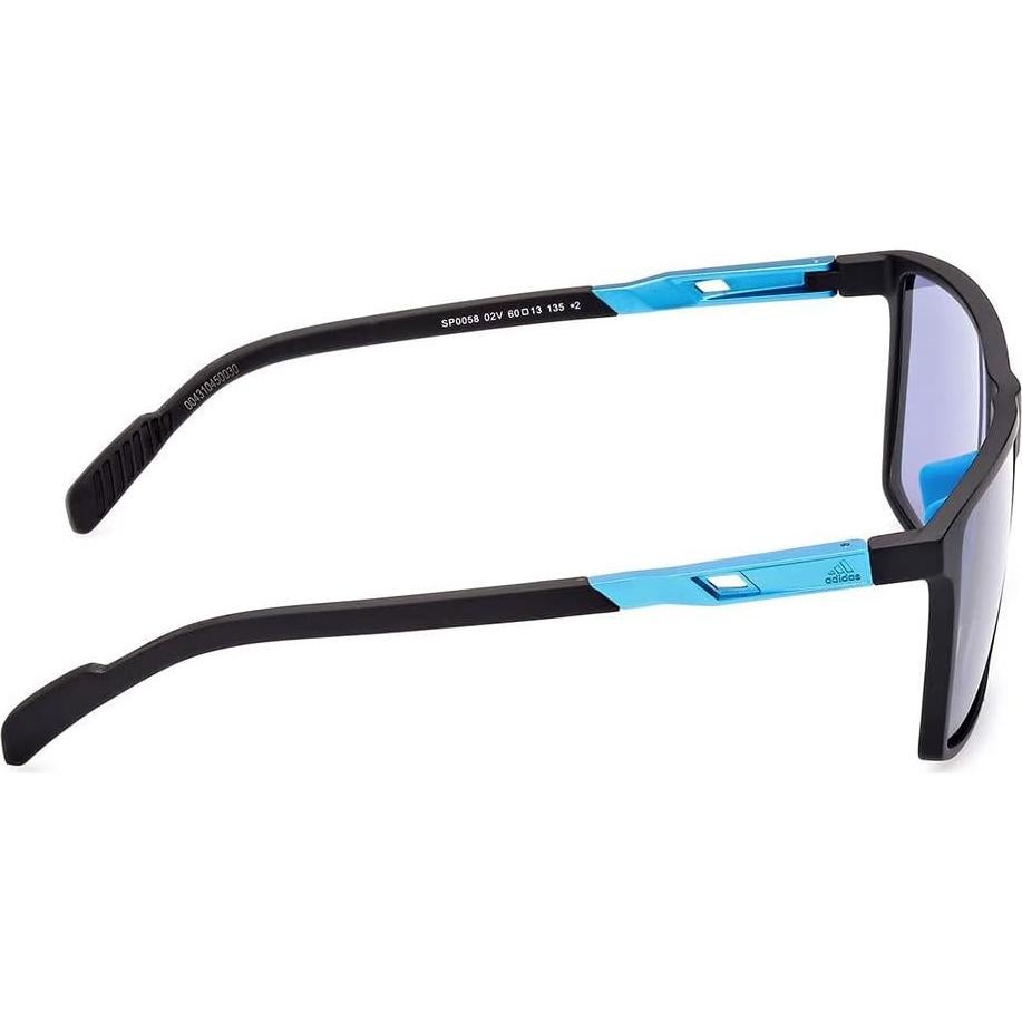 Gafas de Sol Adidas SP0058 Deportivas Ajustables Negro Mate