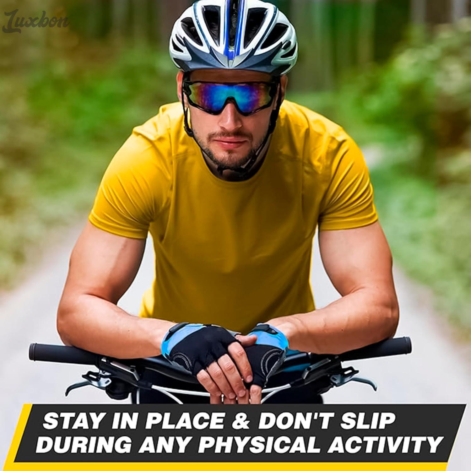 Gafas de Sol Deportivas Ligeras y Resistentes UV para Hombres