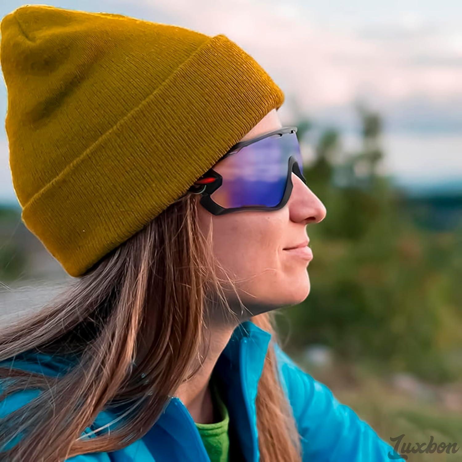 Gafas de Sol Deportivas Ligeras y Resistentes UV para Hombres