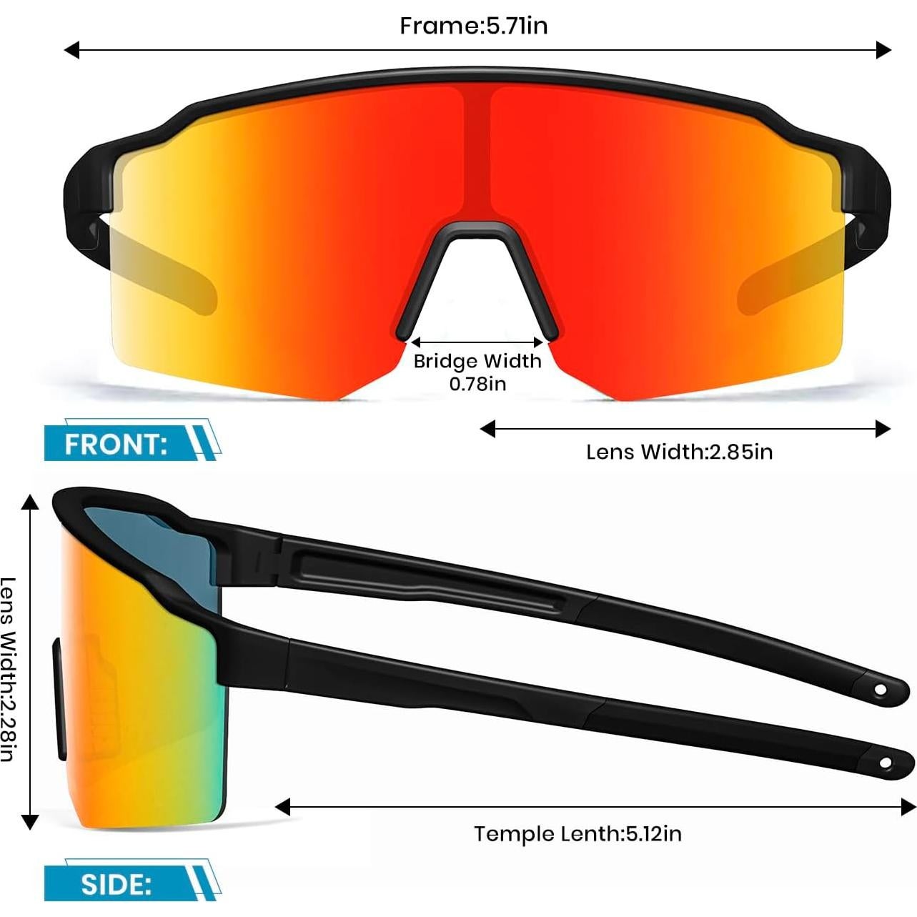 Gafas de Ciclismo Polarizadas VEWOE UV400 Unisex