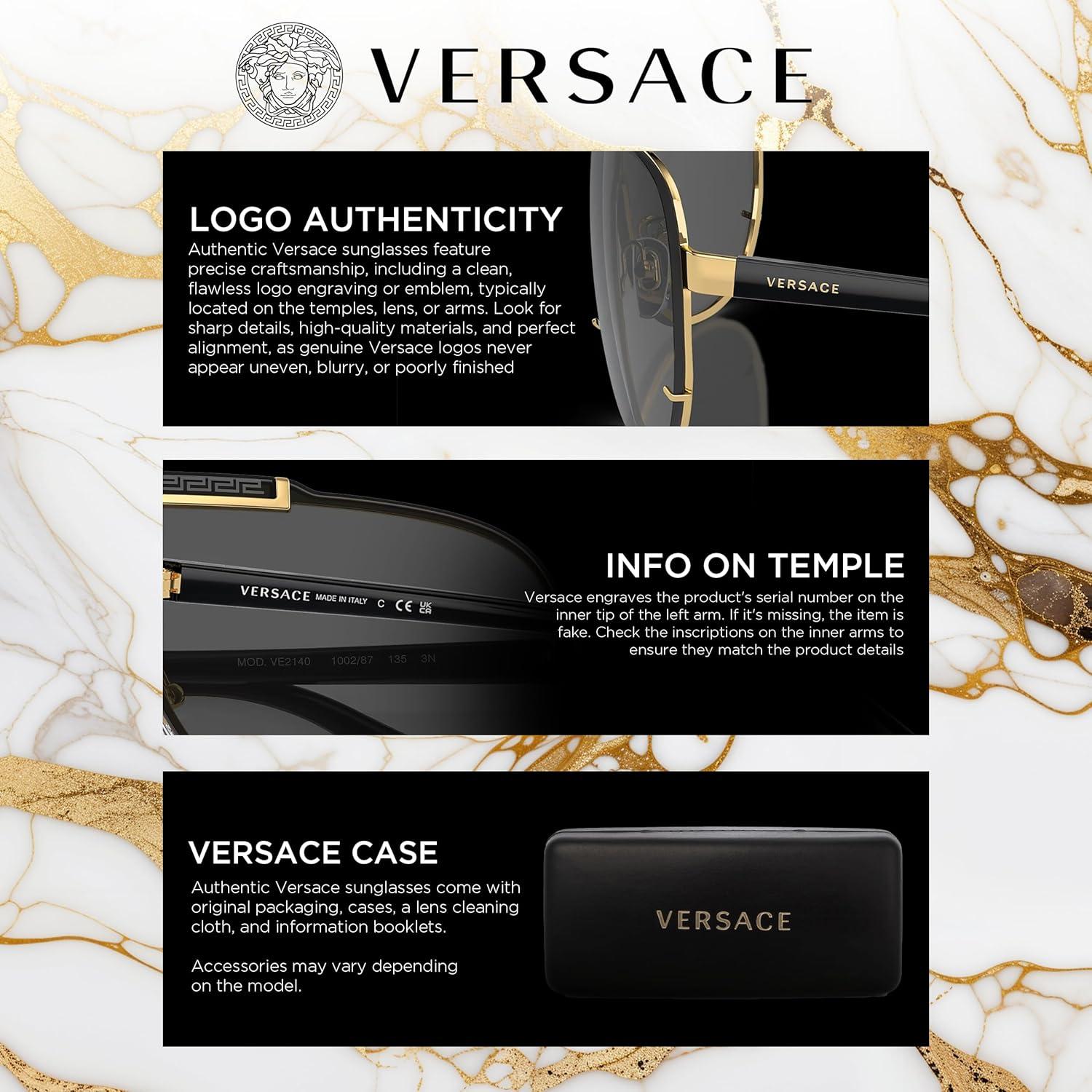 Gafas de sol Versace VE4406 para hombres 56mm protección UV