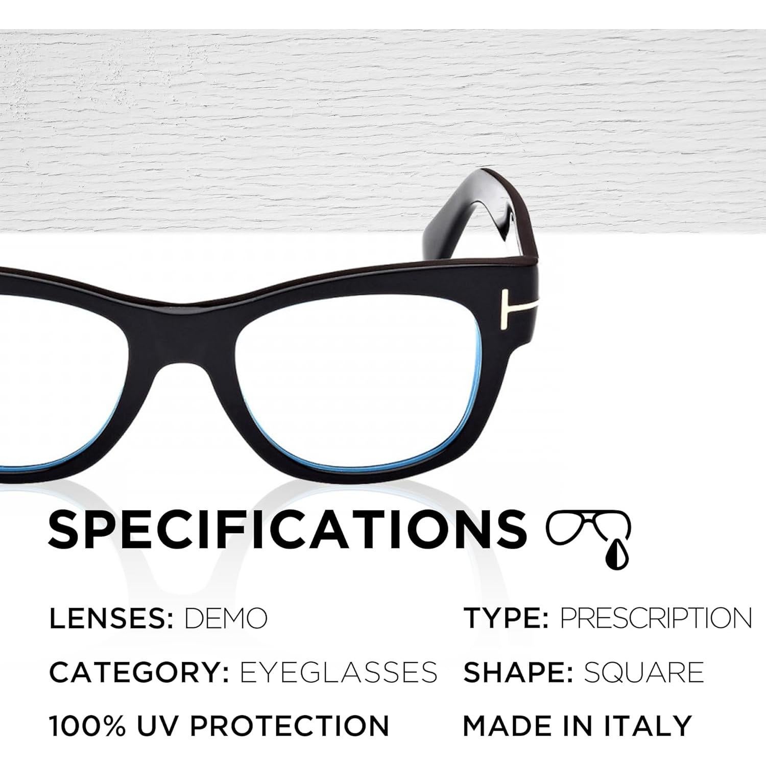 Marco de Gafas Tom Ford FT5040-B Cuadradas + Kit de Limpieza