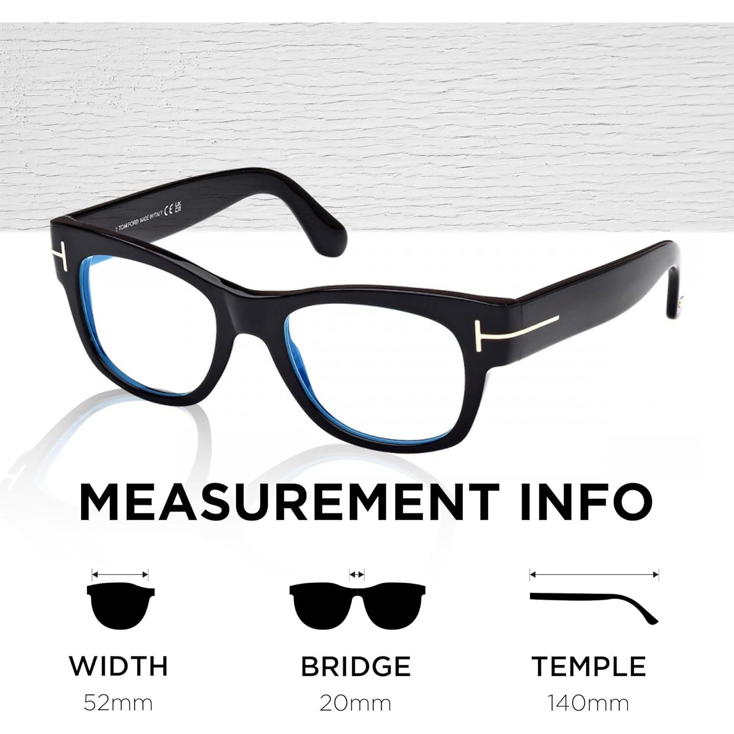 Marco de Gafas Tom Ford FT5040-B Cuadradas + Kit de Limpieza