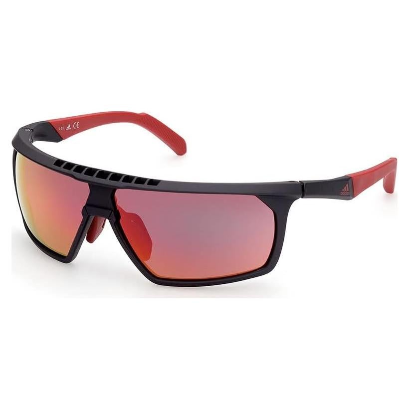Gafas de Sol Adidas Sport SP003002 Negro/Rojo 100% UV