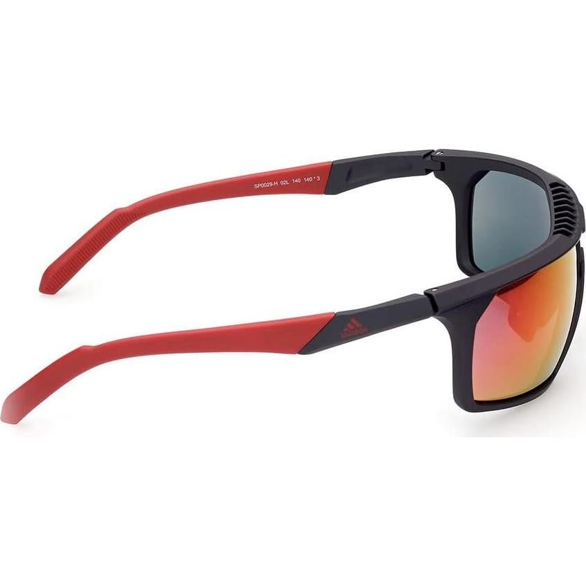 Gafas de Sol Adidas Sport SP003002 Negro/Rojo 100% UV