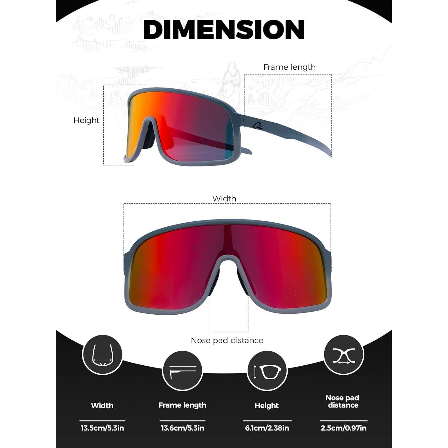 Gafas de Ciclismo Polarizadas ROCKBROS UV400 Unisex