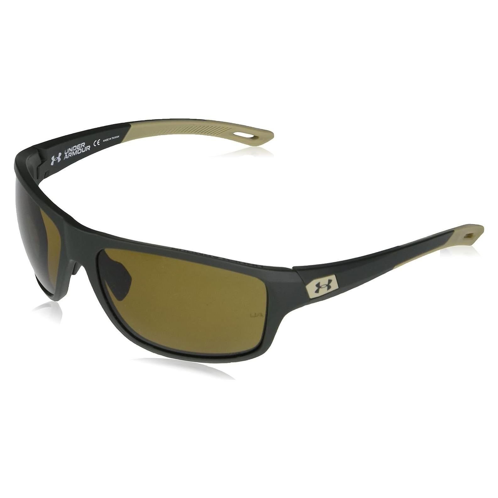 Gafas de Sol Polarizadas Under Armour UA BATTLE-01ED Hombres Verde/Marrón