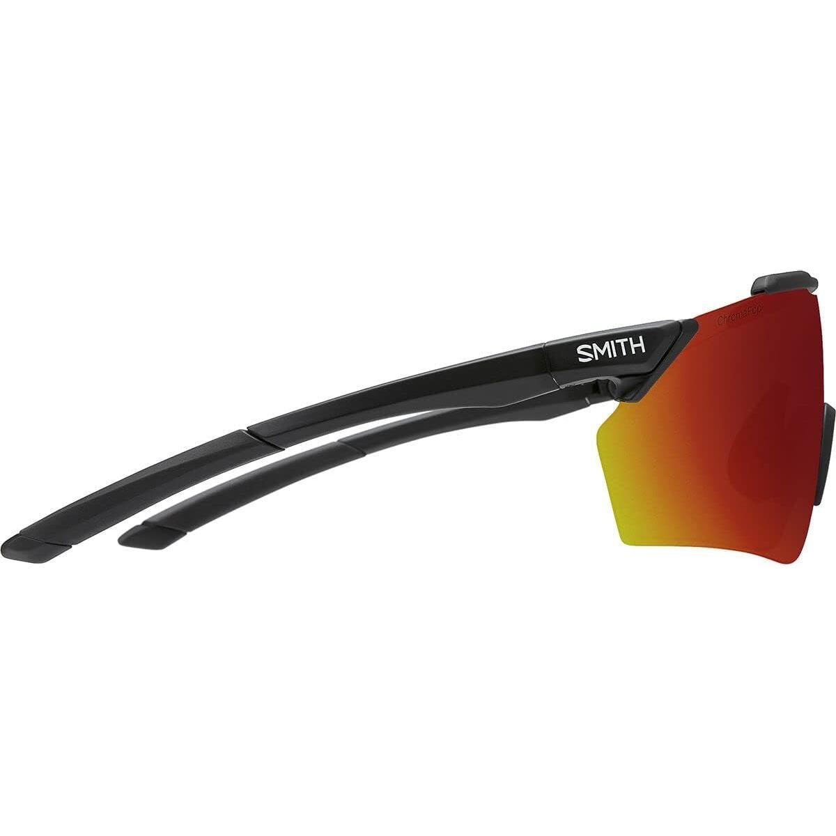 Gafas de sol Smith Ruckus unisex - Negro mate, lente espejo rojo