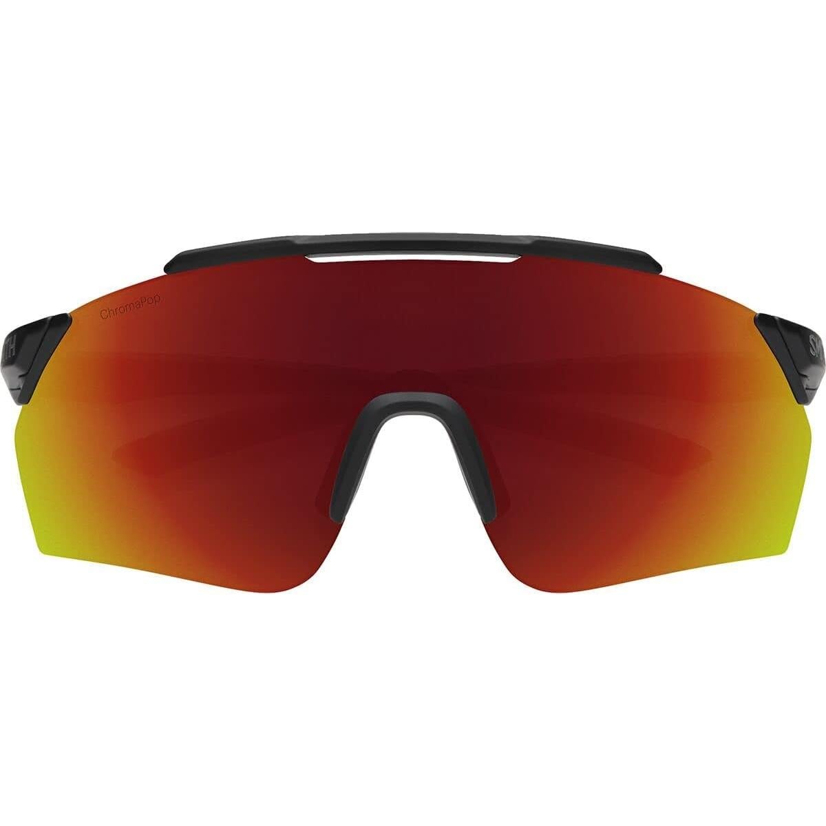 Gafas de sol Smith Ruckus unisex - Negro mate, lente espejo rojo