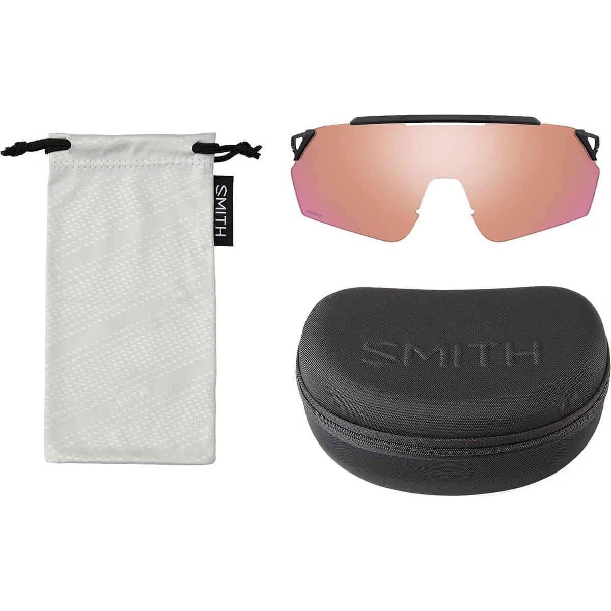 Gafas de sol Smith Ruckus unisex - Negro mate, lente espejo rojo