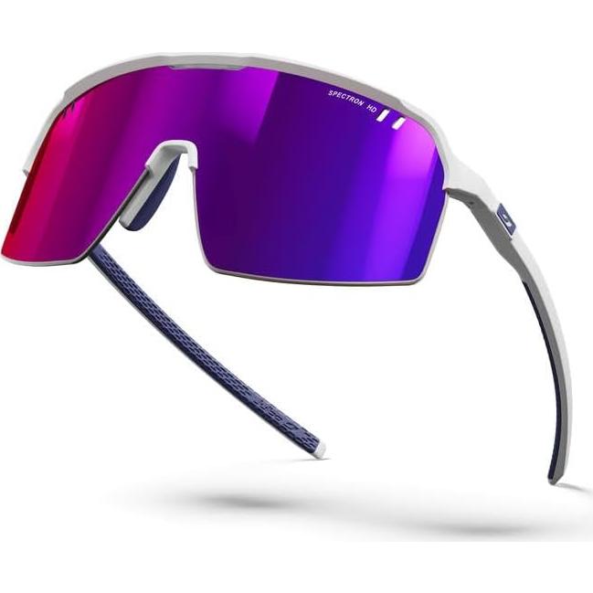 Gafas de sol Julbo Intensity Performance UV 100% - Marco blanco, Lente azul