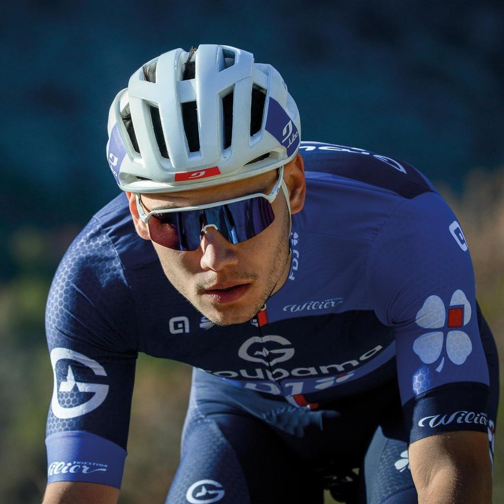 Gafas de sol Julbo Intensity Performance UV 100% - Marco blanco, Lente azul