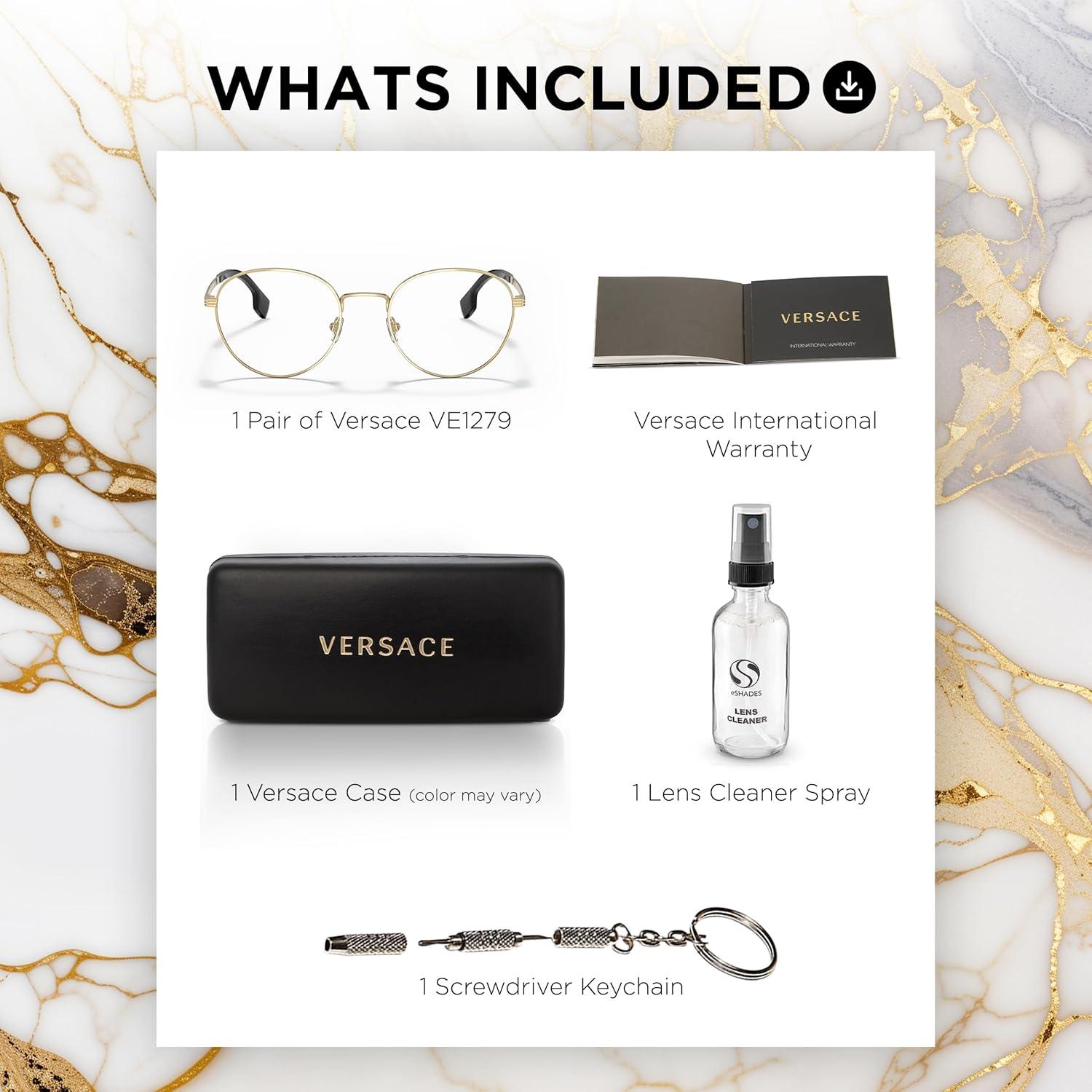 Gafas de Sol Versace VE1279 53mm Marco Metal Dorado