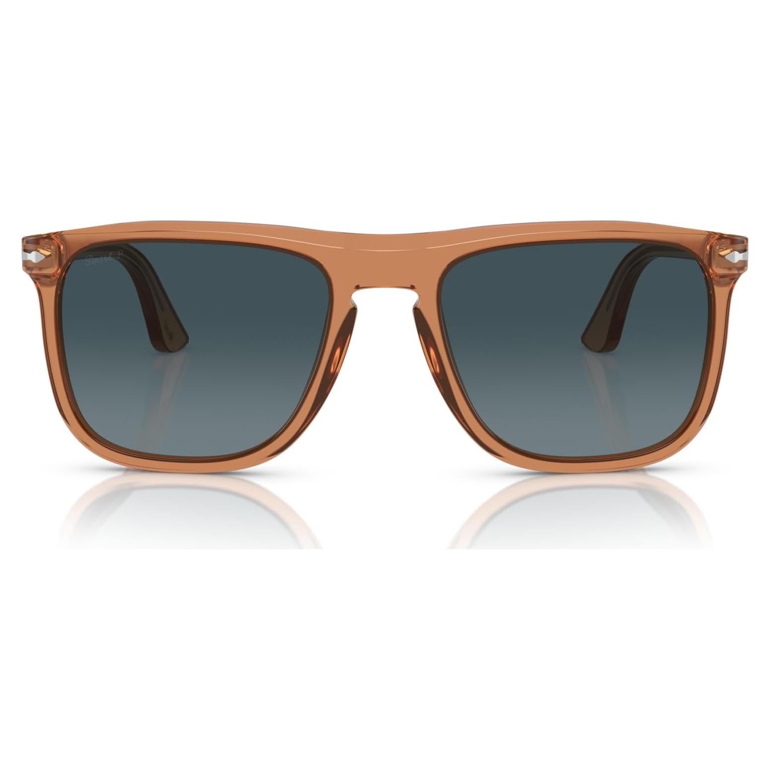 Gafas de sol aviador Persol PO3336S marrón transparente