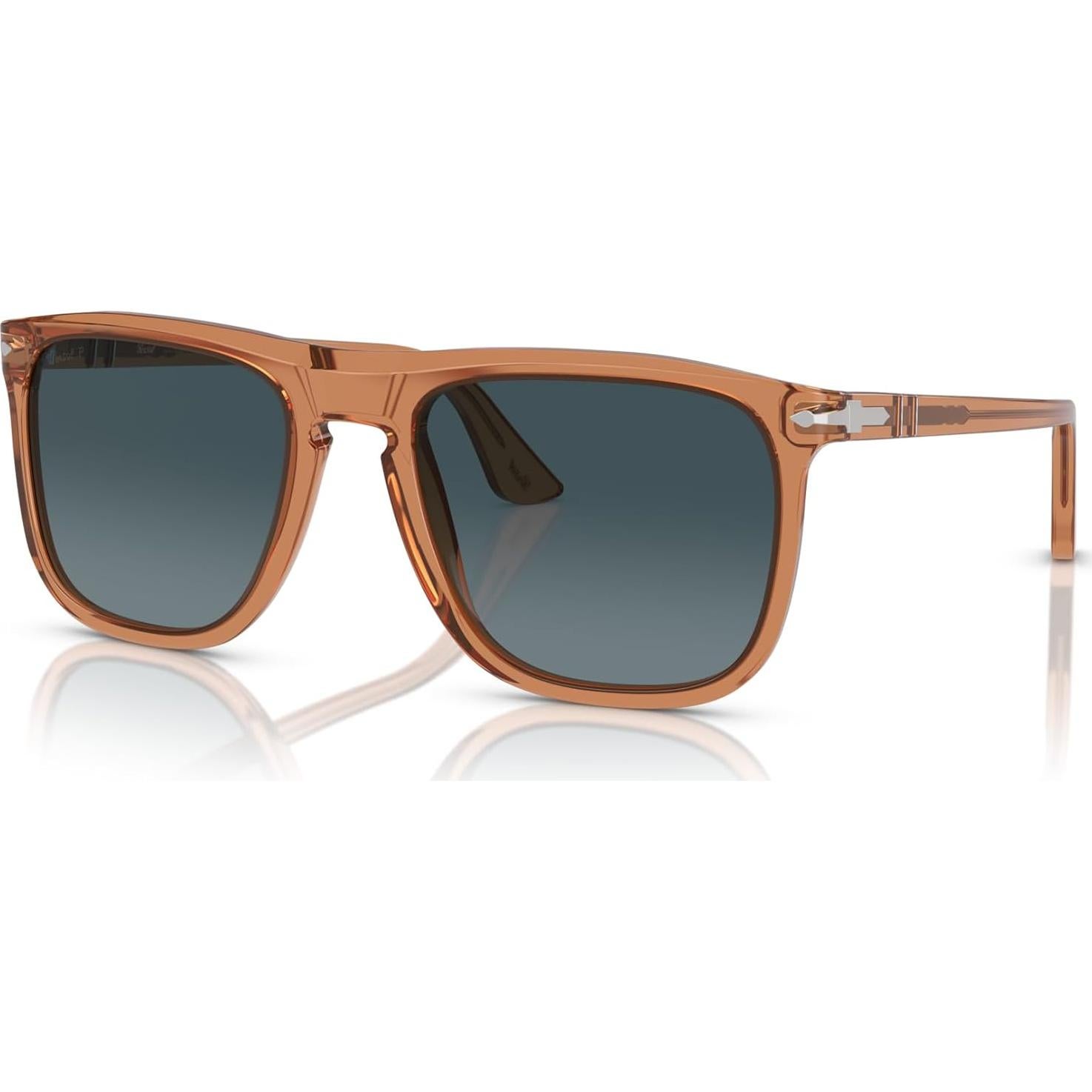 Gafas de sol aviador Persol PO3336S marrón transparente
