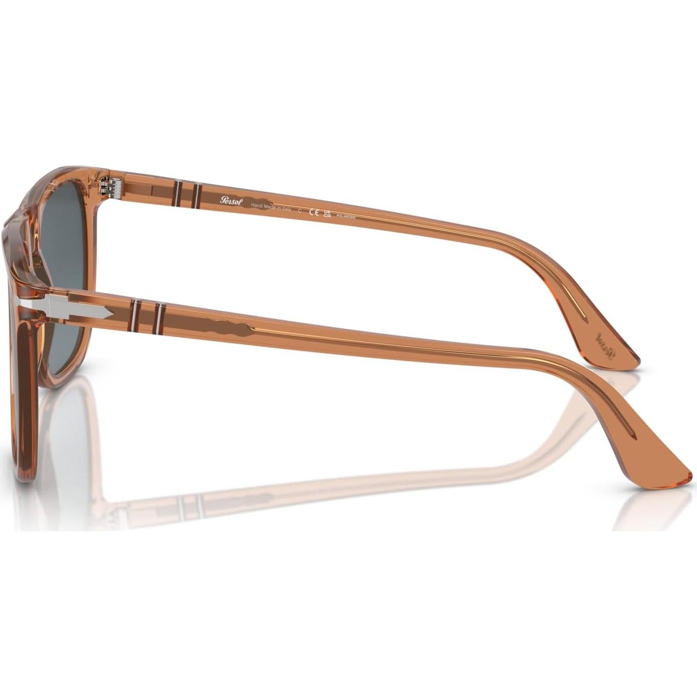 Gafas de sol aviador Persol PO3336S marrón transparente
