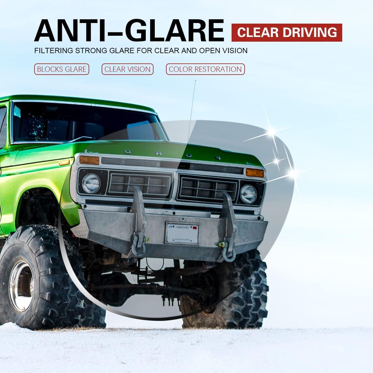 Gafas de Sol Polarizadas YIMI UV400 Sin Montura para Hombre y Mujer