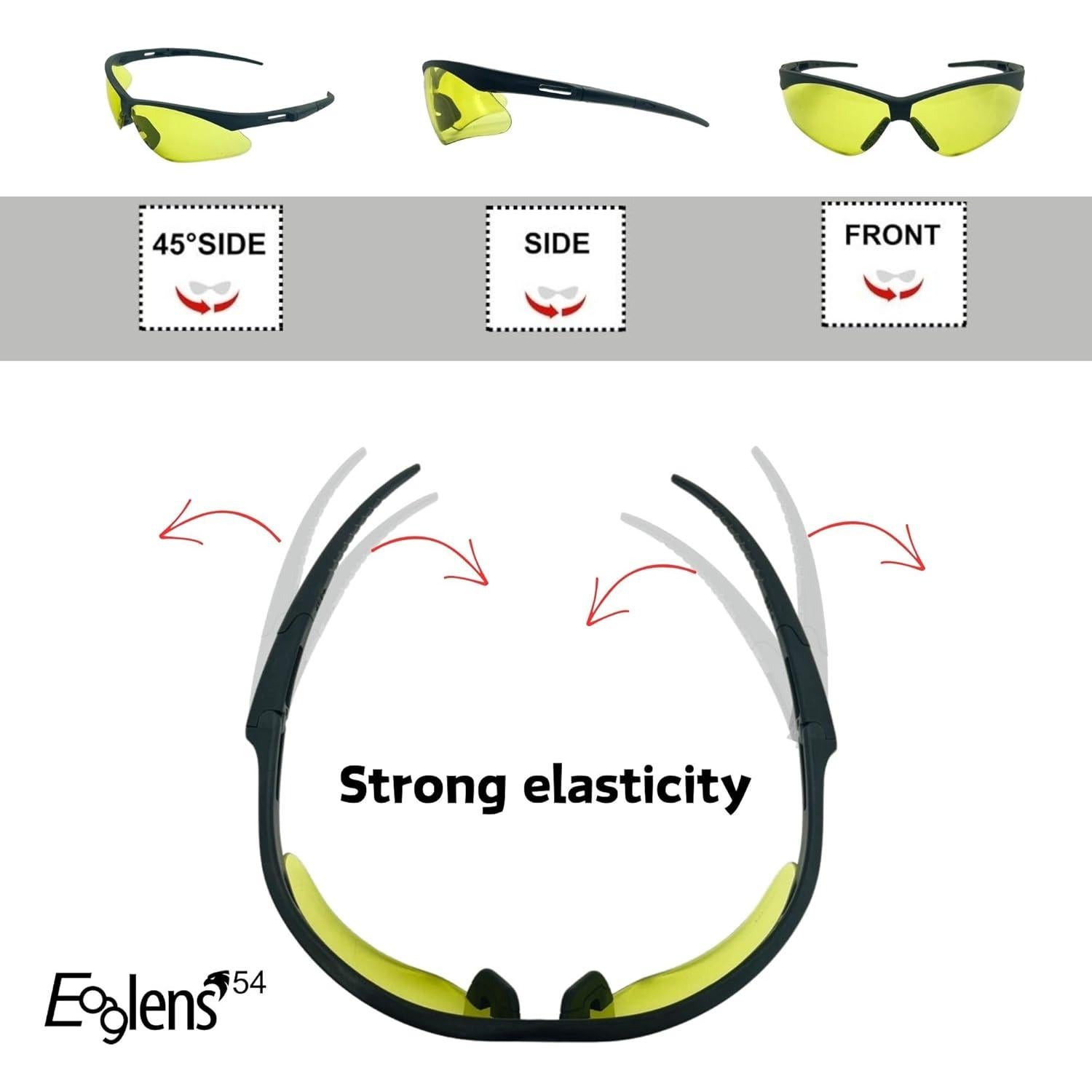 Gafas de Seguridad Eaglens.54 Anti Niebla UV ANSI Z87.1