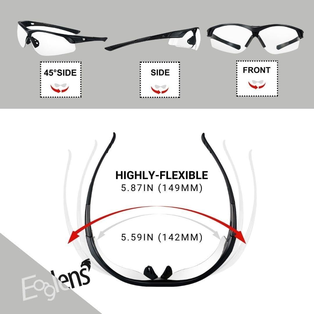 Gafas de Seguridad Eaglens Anti Niebla ANSI Z87.1 para Tiro
