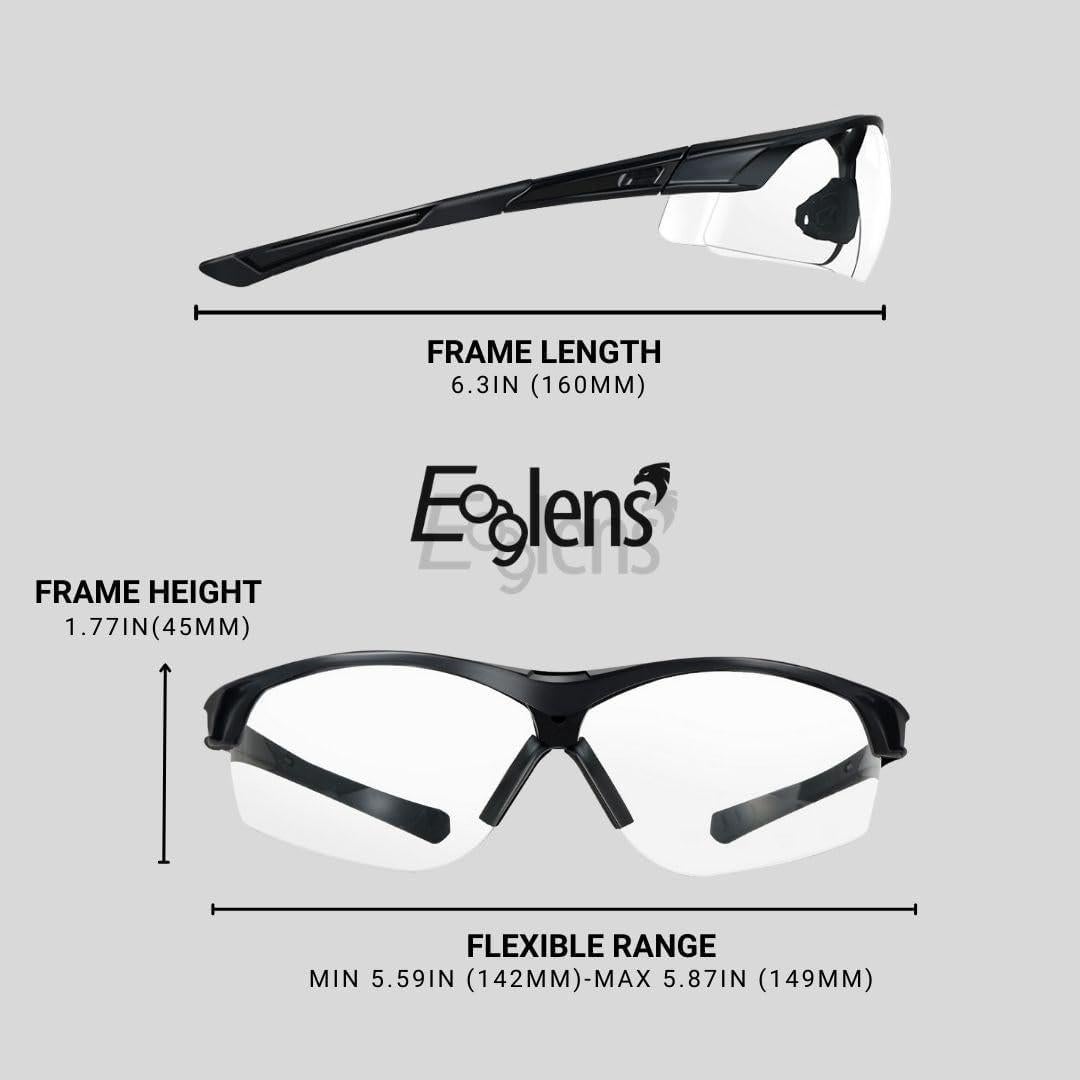 Gafas de Seguridad Eaglens Anti Niebla ANSI Z87.1 para Tiro