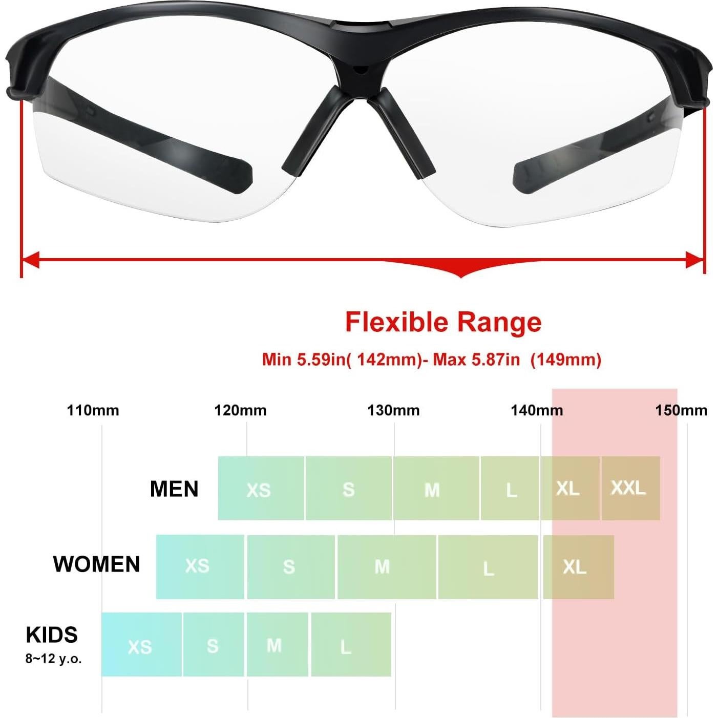 Gafas de Seguridad Eaglens Anti Niebla ANSI Z87.1 para Tiro