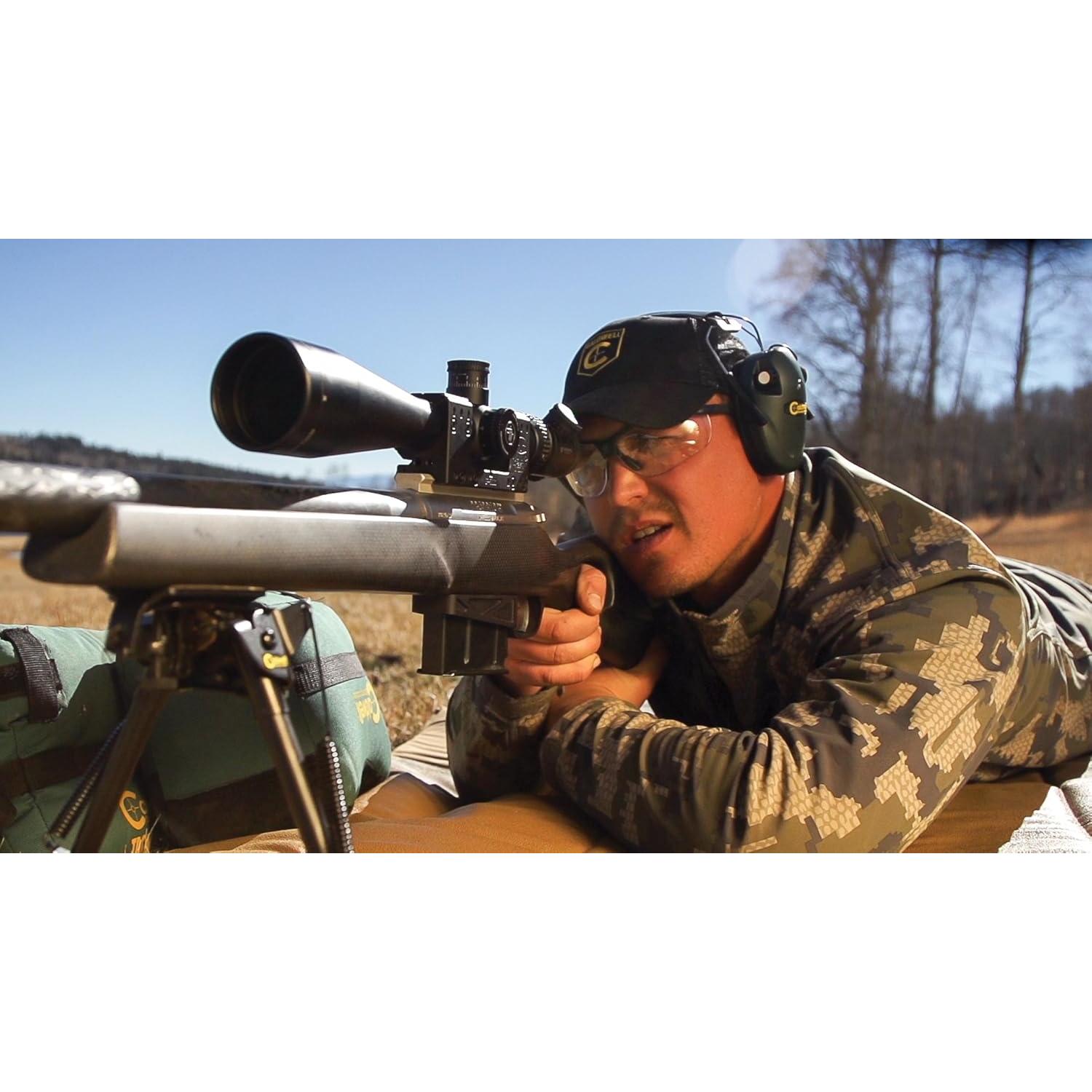 Gafas Caldwell Pro Ajustables con Lentes Claros para Tiro y Caza