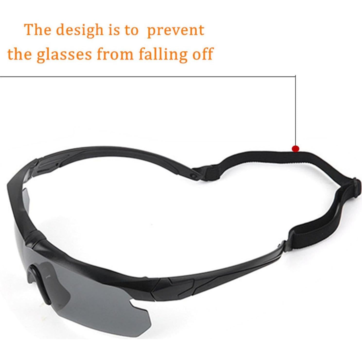 Gafas Tácticas Antivaho CAJOAUIS con 3 Lentes Intercambiables