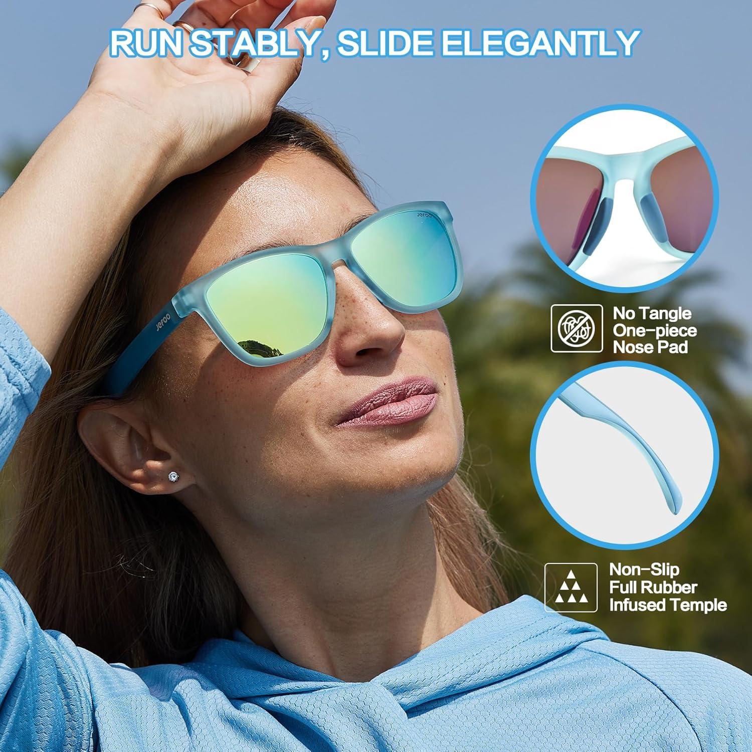 Gafas de sol deportivas Jefoo polarizadas UV400 unisex