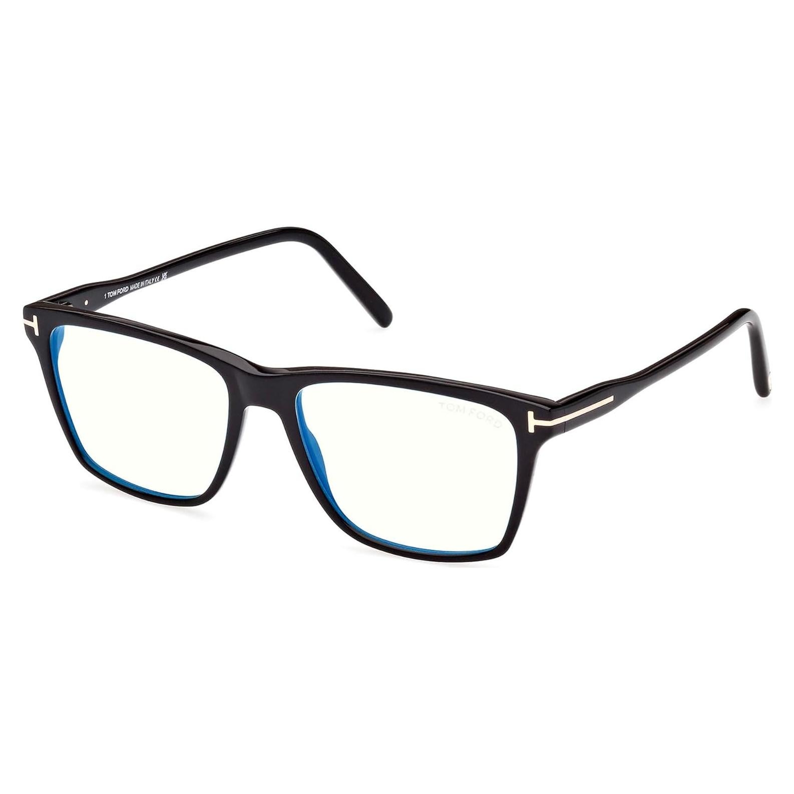 Gafas de sol Tom Ford FT 5817-B 001 Cuadradas Bloqueo Azul