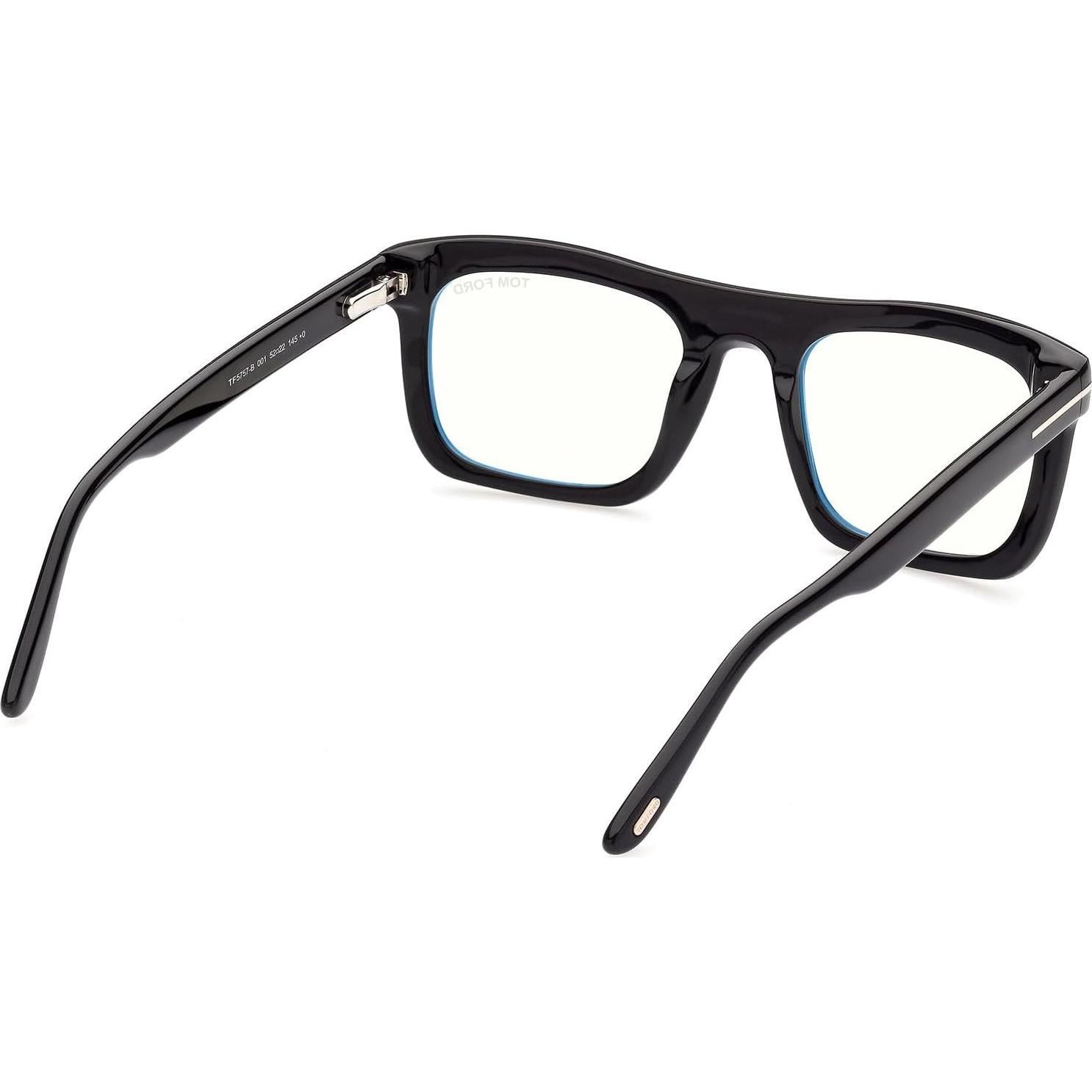 Gafas Tom Ford FT 5757-B Cuadradas Bloqueo Luz Azul 52mm