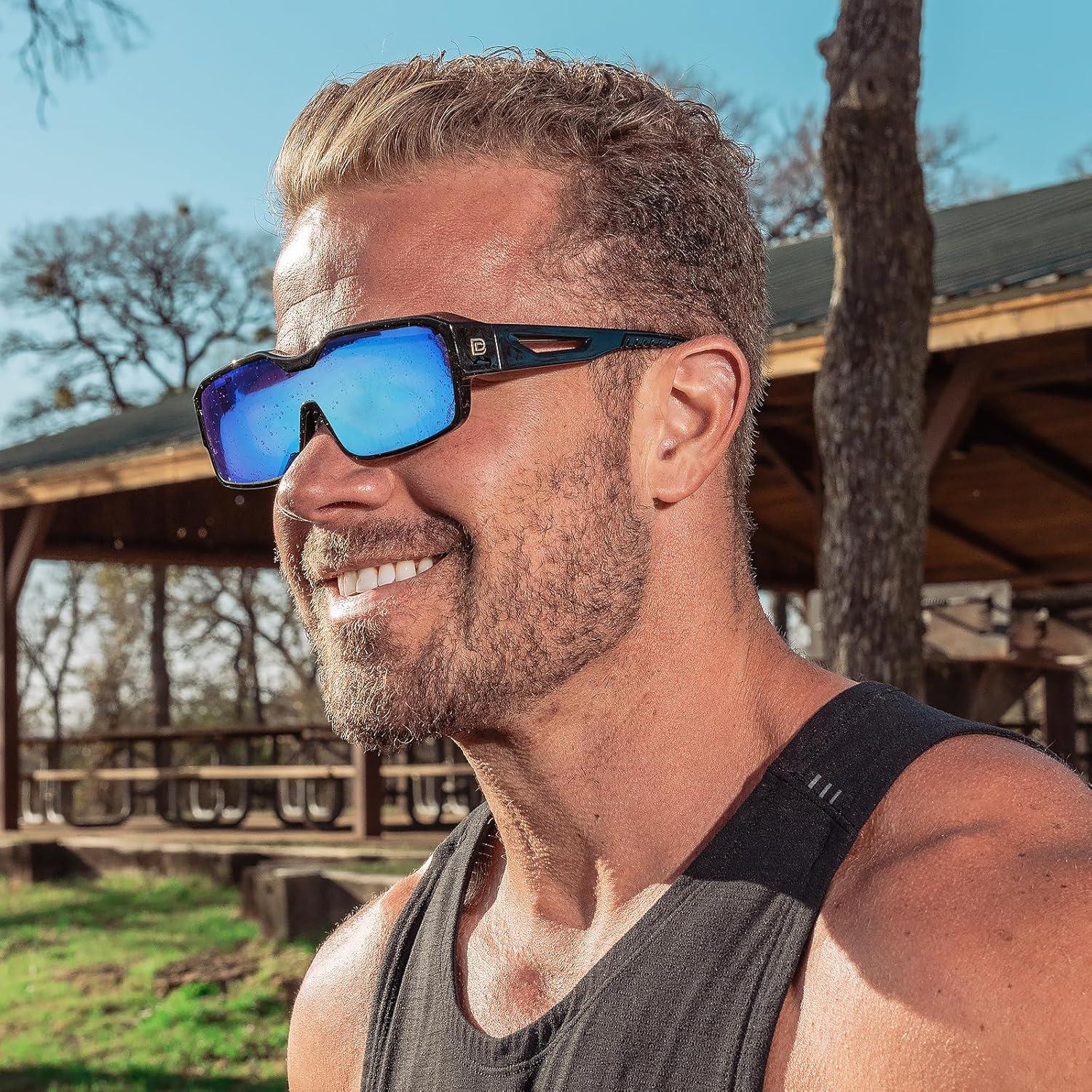 Gafas de sol polarizadas DUCO DC8868 para miopía - Ajuste deportivo