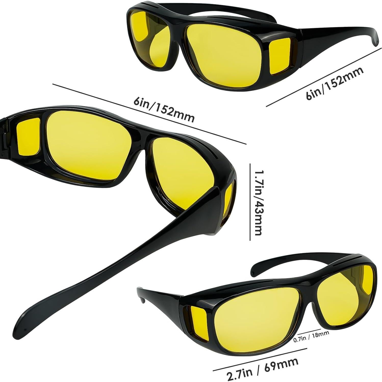 Gafas de Conducción Nocturna Polarizadas Antirreflejo HD