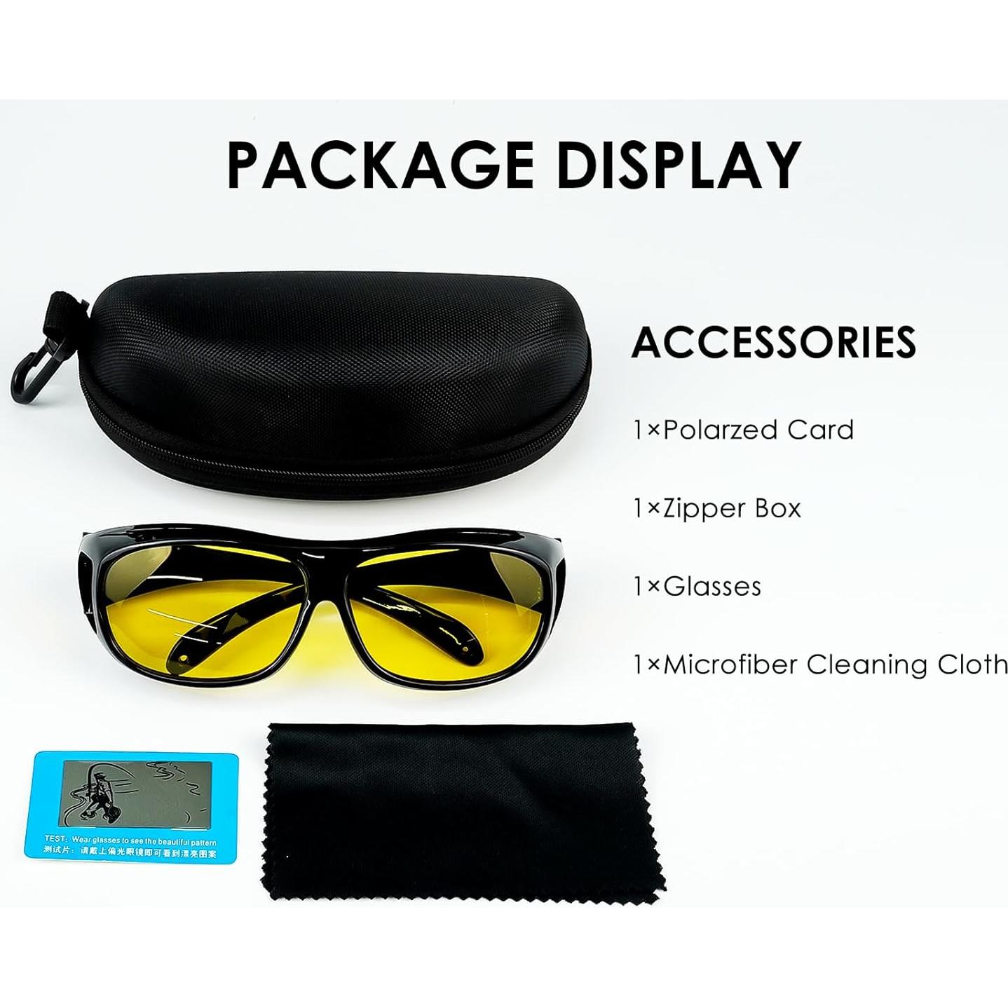 Gafas de Conducción Nocturna Polarizadas Antirreflejo HD