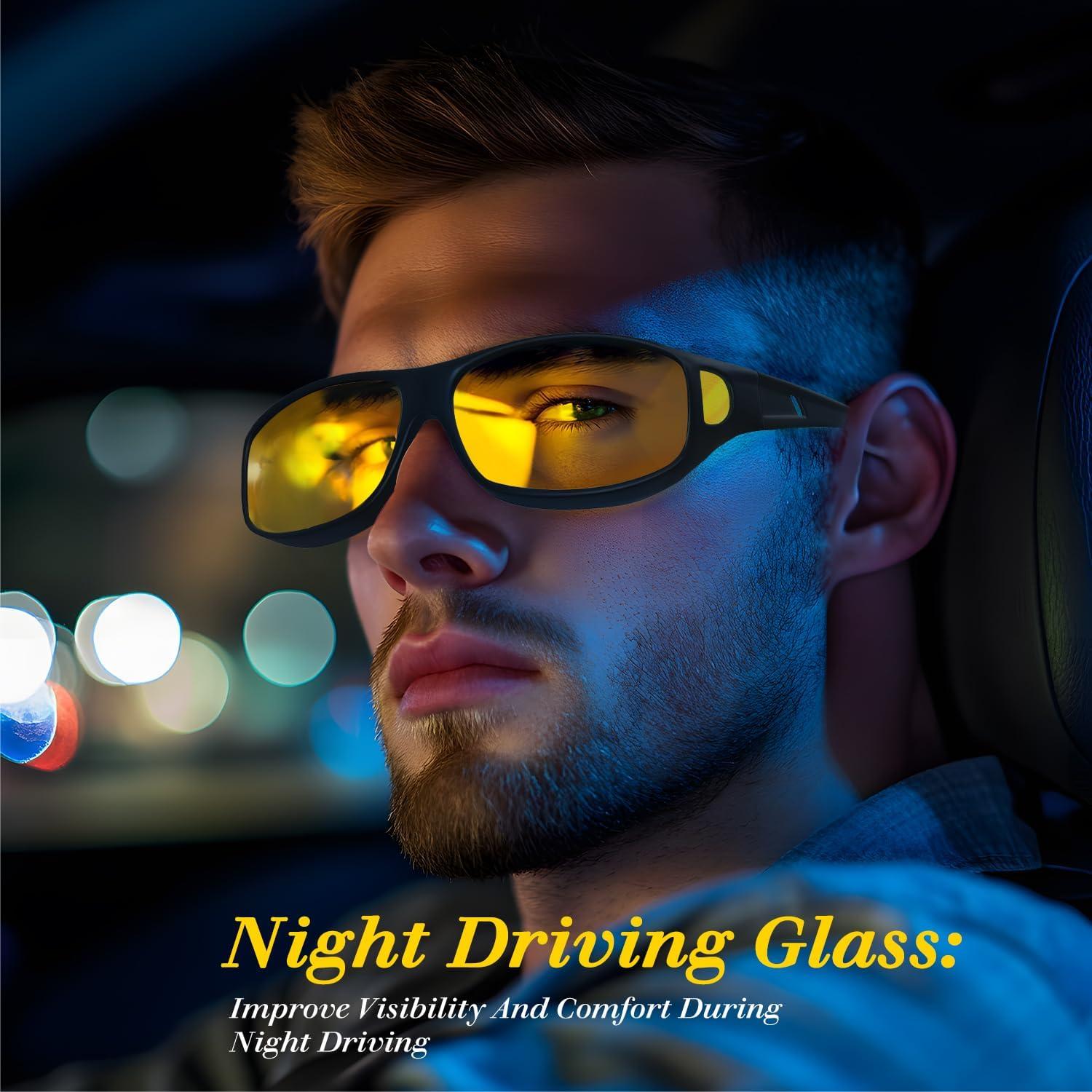 Gafas de Conducción Nocturna Bio-th con Lentes Amarillos UV
