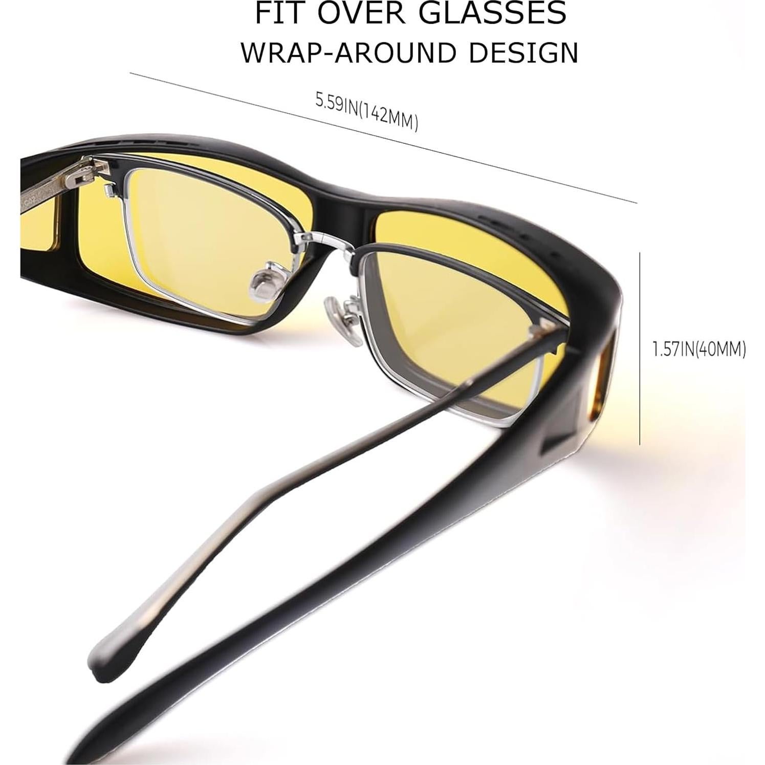 Gafas para Conducir de Noche Polarizadas Amarillas POGY12