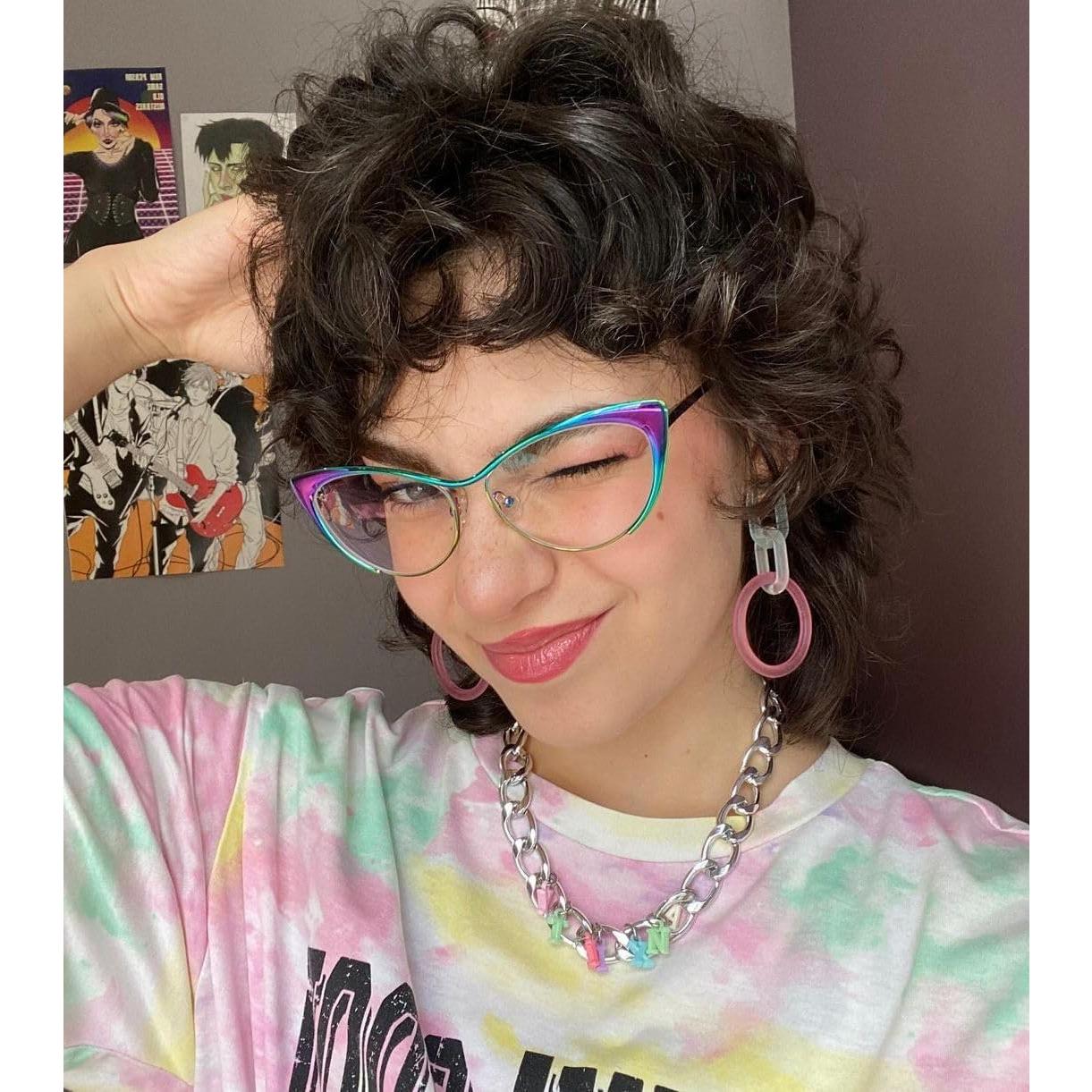 Gafas de luz azul VOOGLAM Annabelle Cateye para mujer